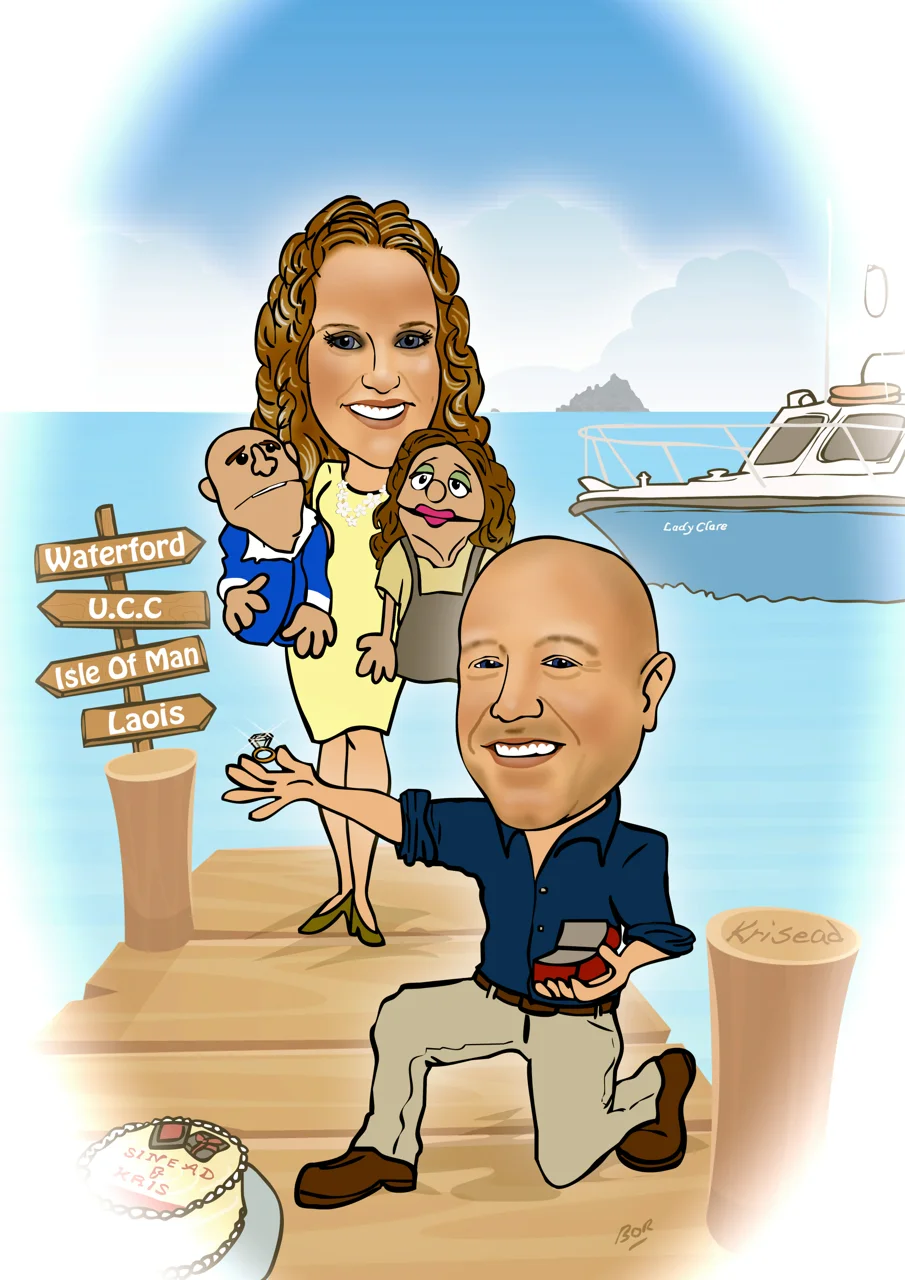 Wedding Gift Cartoon (feat. Skelligs and the Lady Clare Boat)