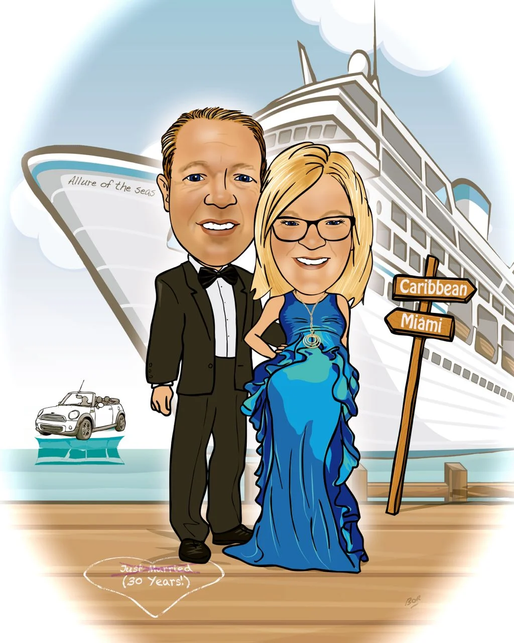 30th Wedding Anniversary Unique Gift
