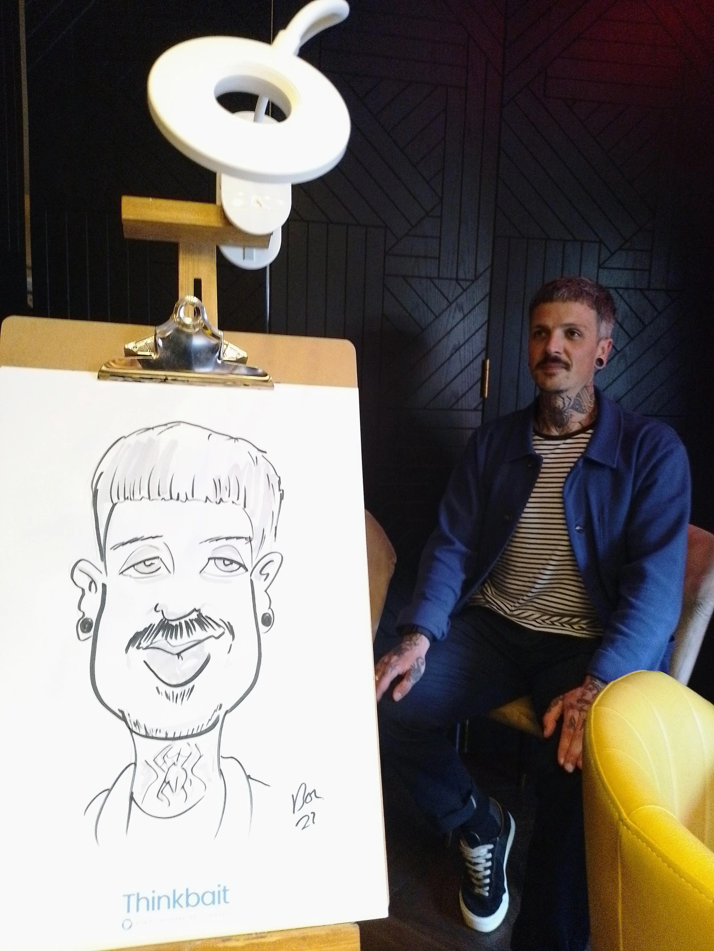 Live Caricatures for Christmas Parties | Brendan O’Rourke Caricaturist ...