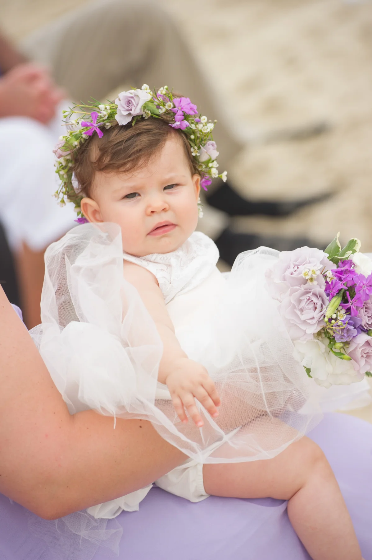 Even babies add to the beauty of the day!
