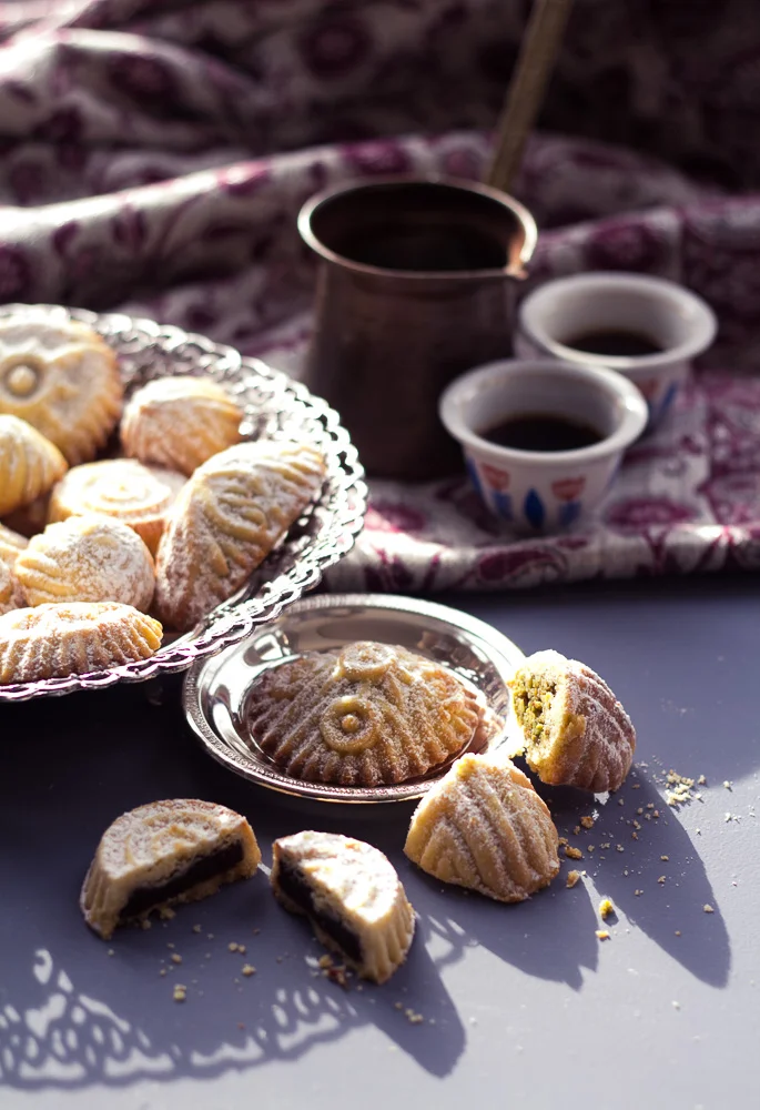  Ma'amoul with morning coffee 
