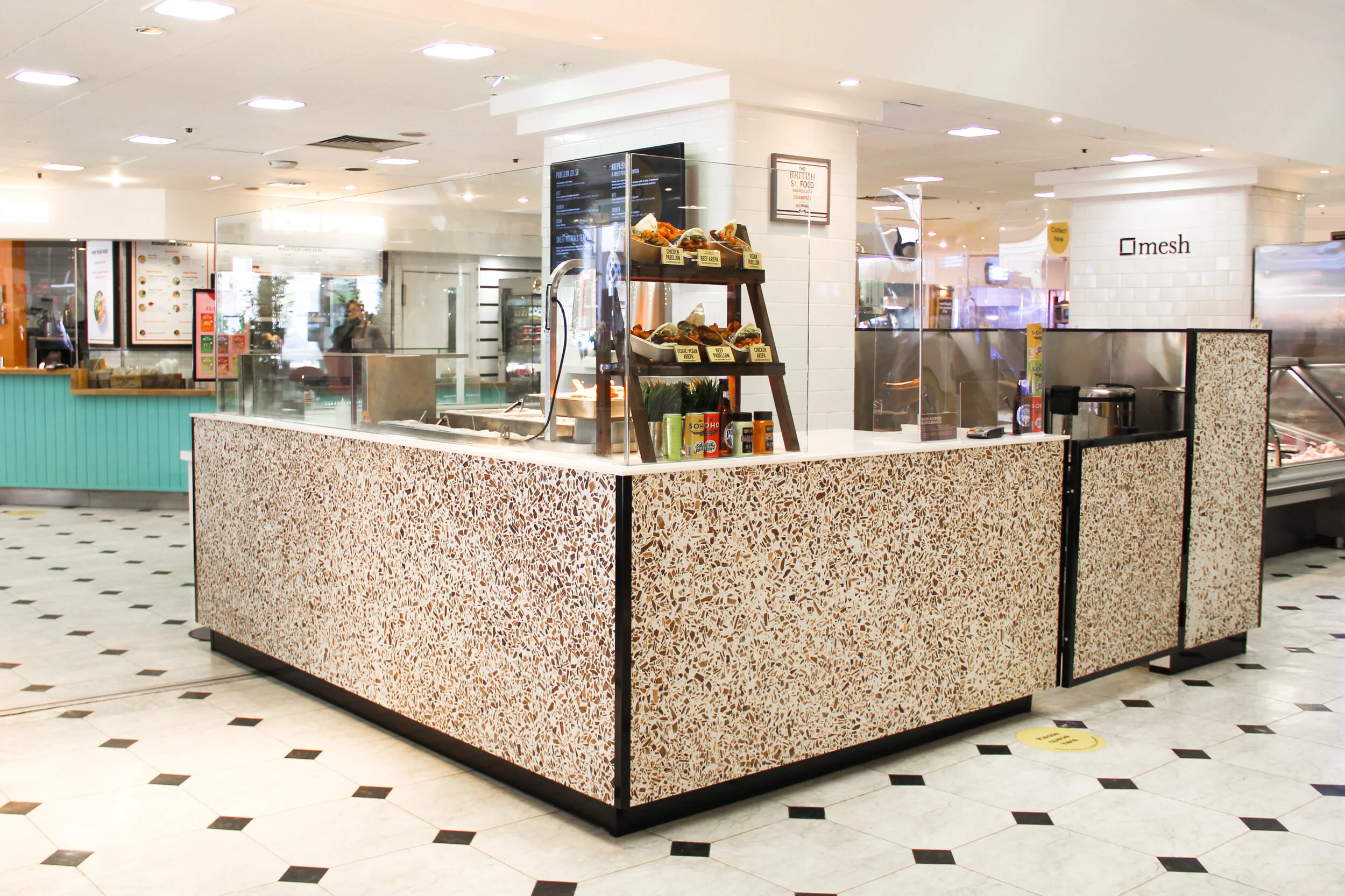 Street Food Pop Up Counter Selfridges Foodhall