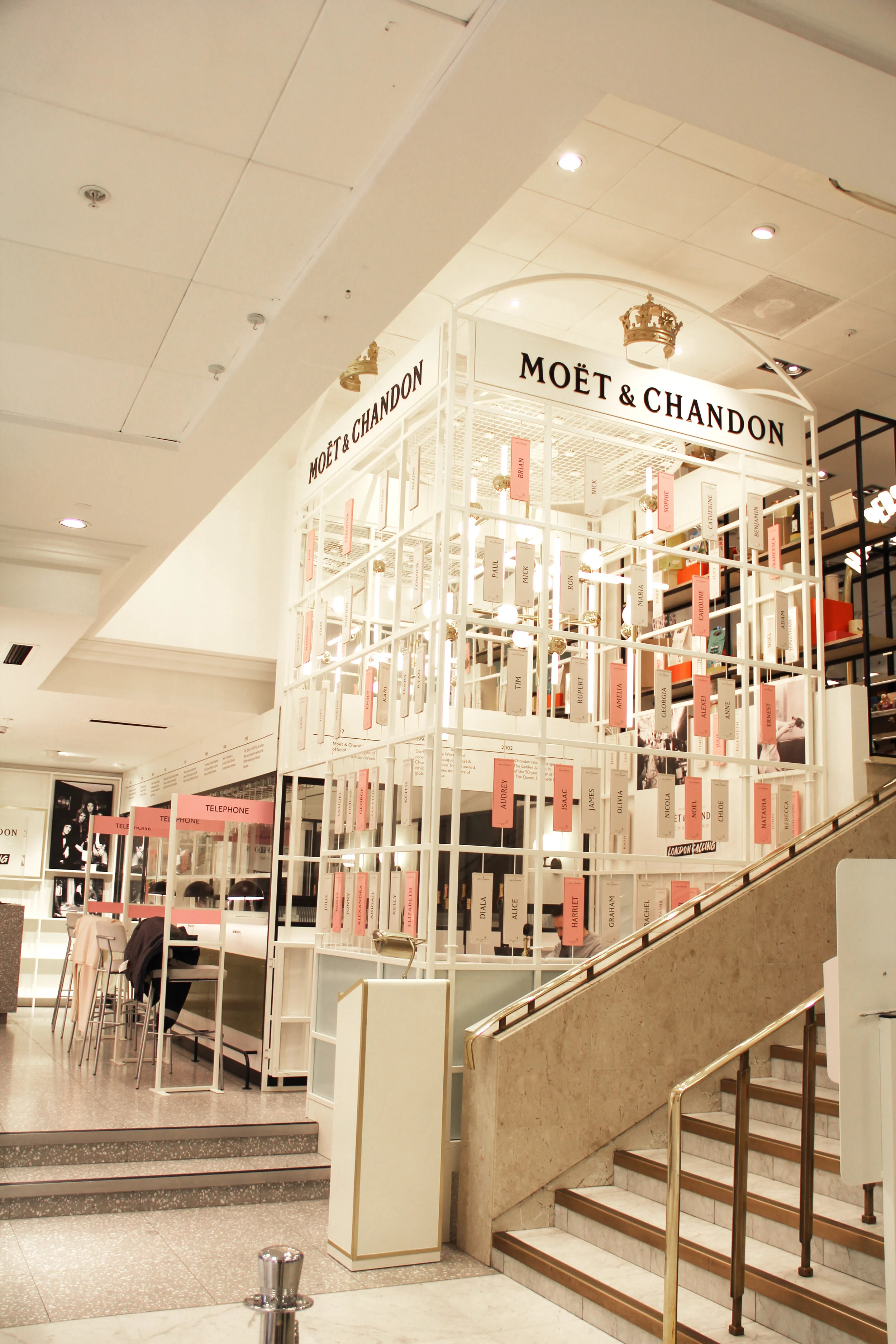 Moet Pop Up Selfridges