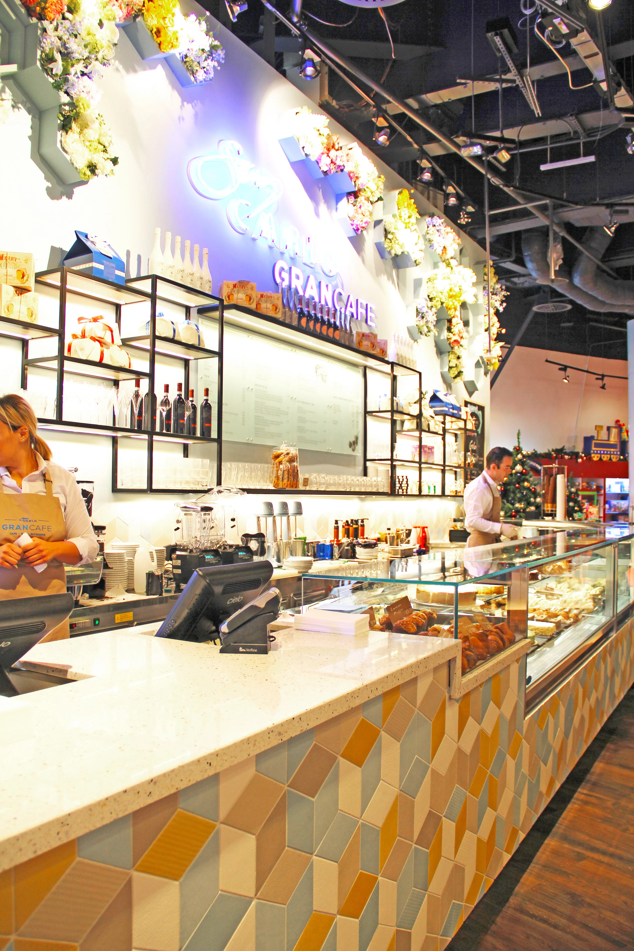 San Carlo Cafe, bespoke counter