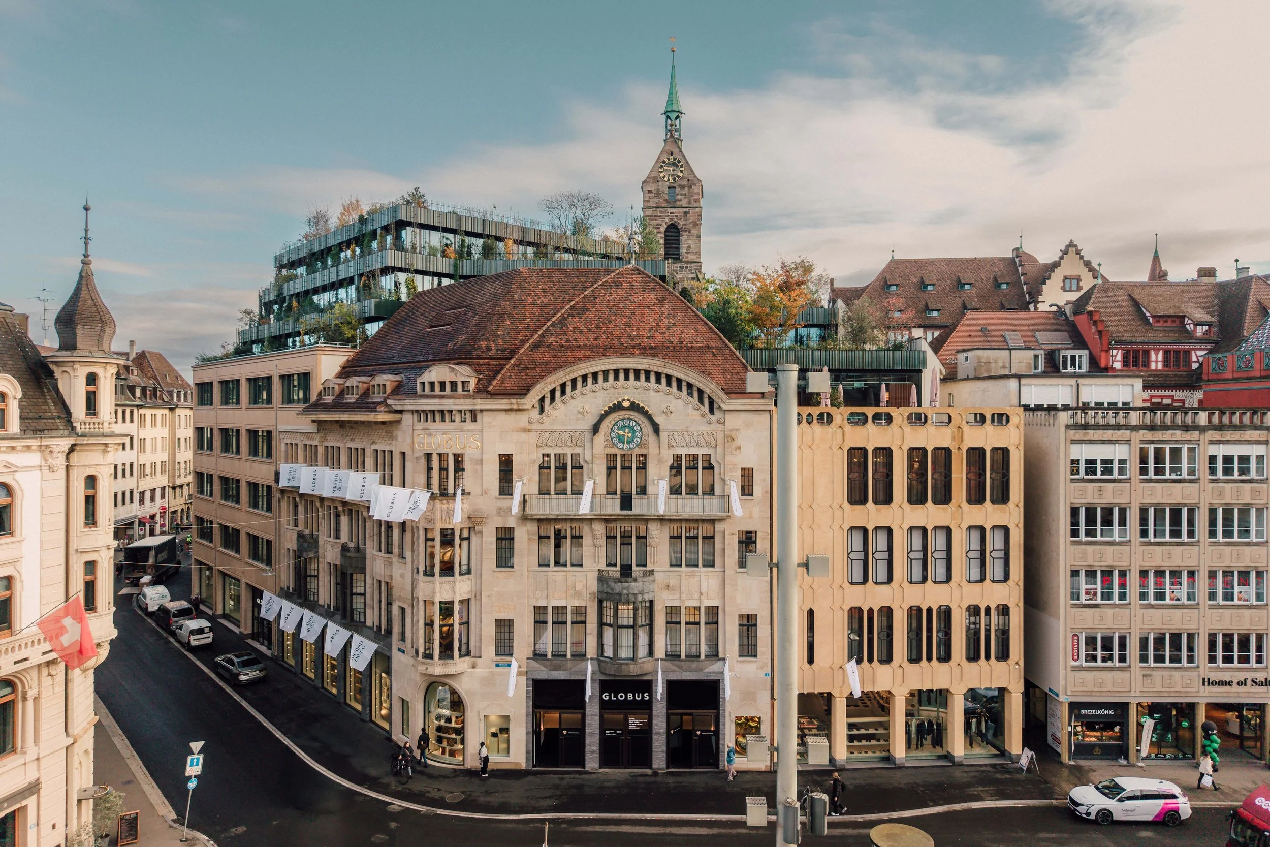 Globus Basel 6 floor Retail and office development