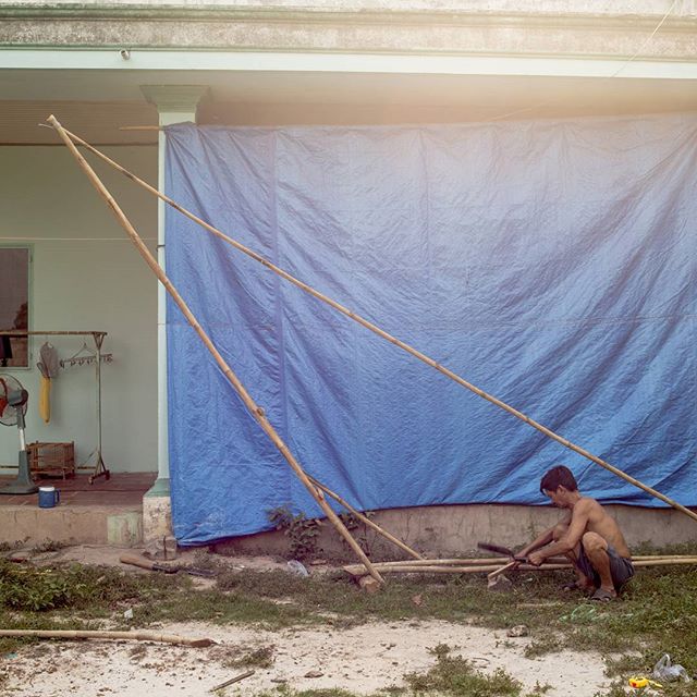 V&oacute; b&egrave;, traditional Vietnamese fishing tool