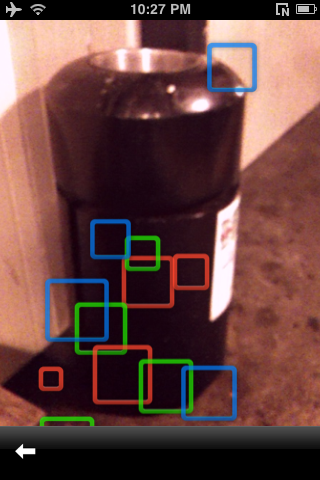 Google's image recognition software at work identifying this garbage can