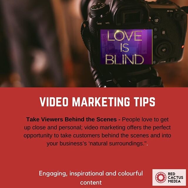 So still think you have no content to give? Try taking  viewers behind the scenes as it allows them to connect with you. 
Want to know why so many people are obsessed with #LoveisBlind on Netflix- it takes you up up close and personal into a love aff