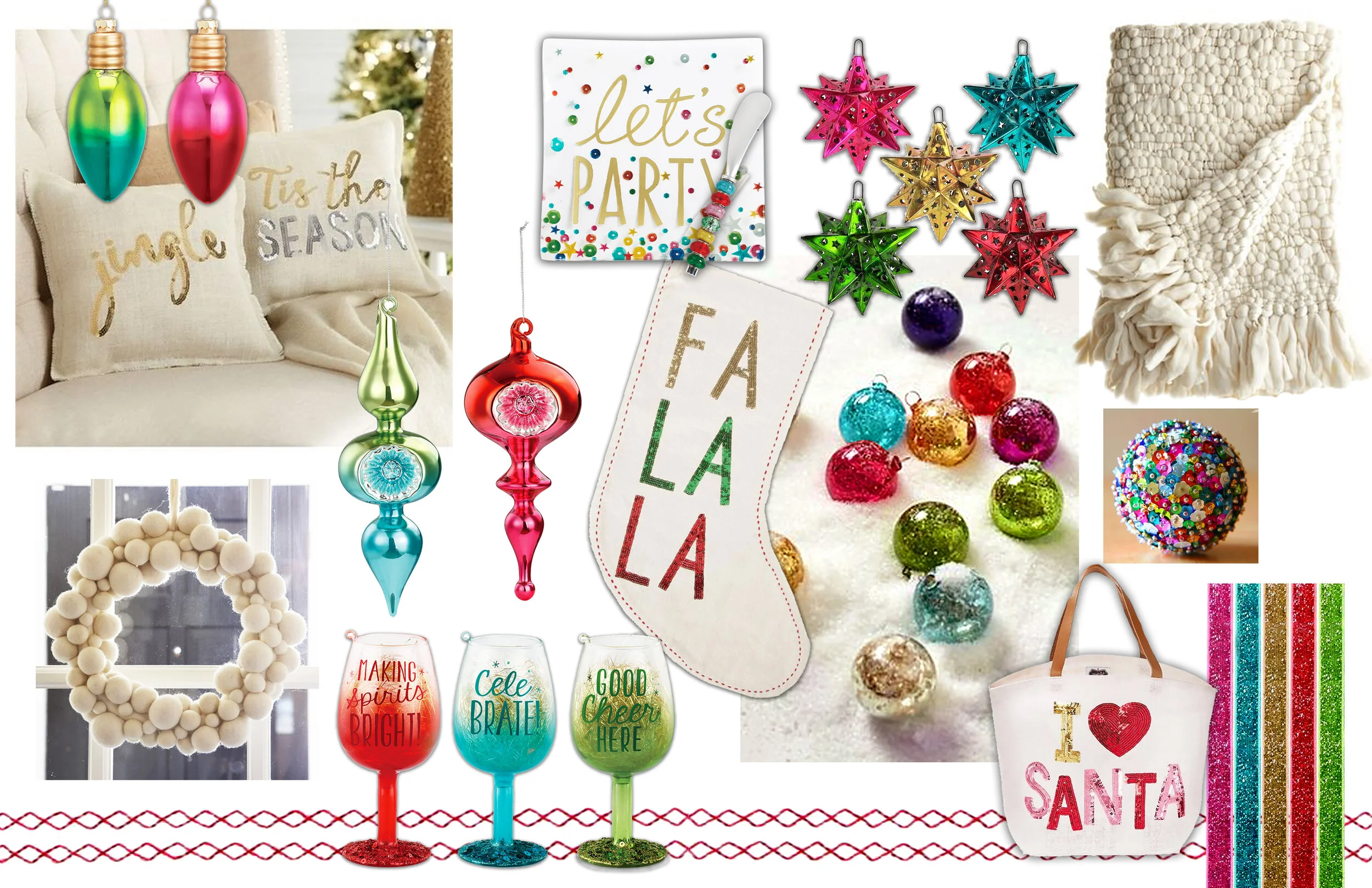 Styleboard for "Festive Fun" Collection Update
