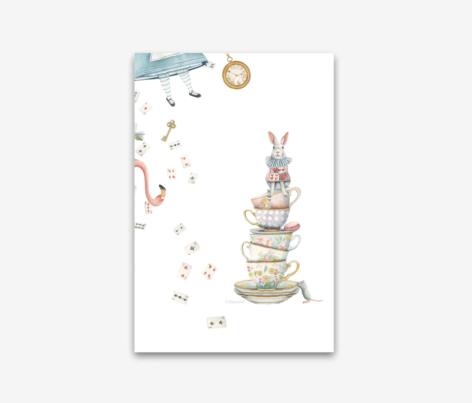 Themakaart 'In wonderland' (vanaf 75 ex.)