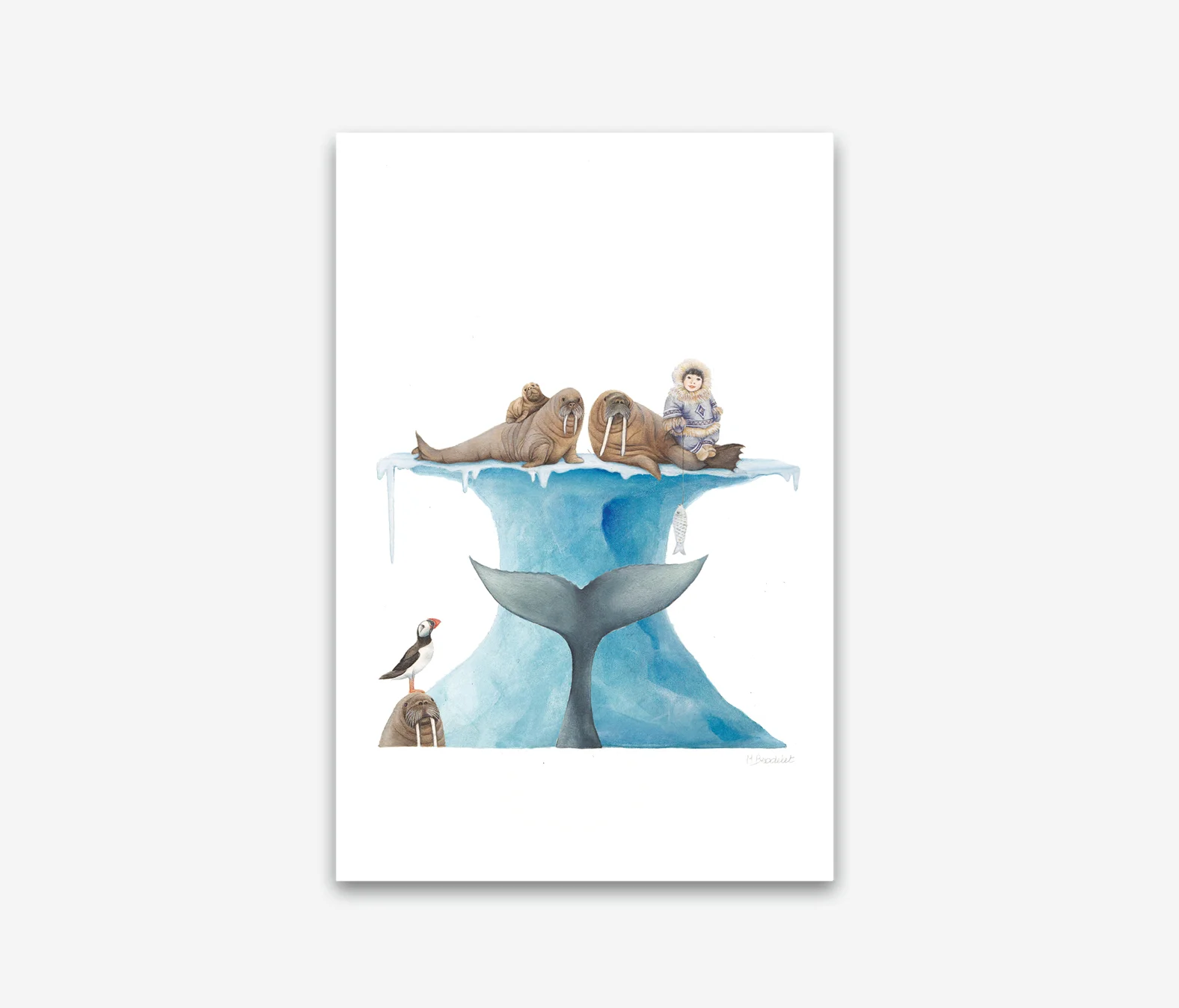 Themakaart 'Winterwonderland' (vanaf 75 ex.)