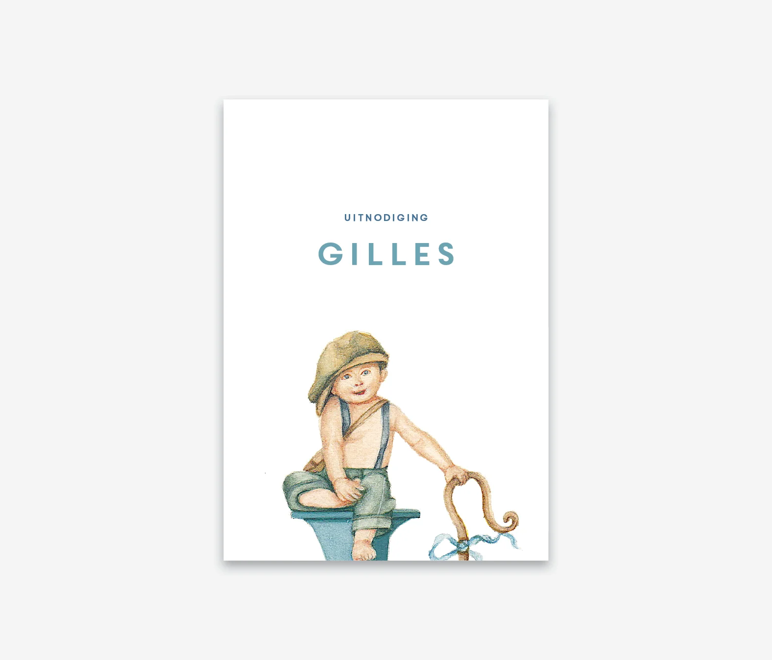 Babyborrelkaartje Herder thema (vanaf 50ex.)