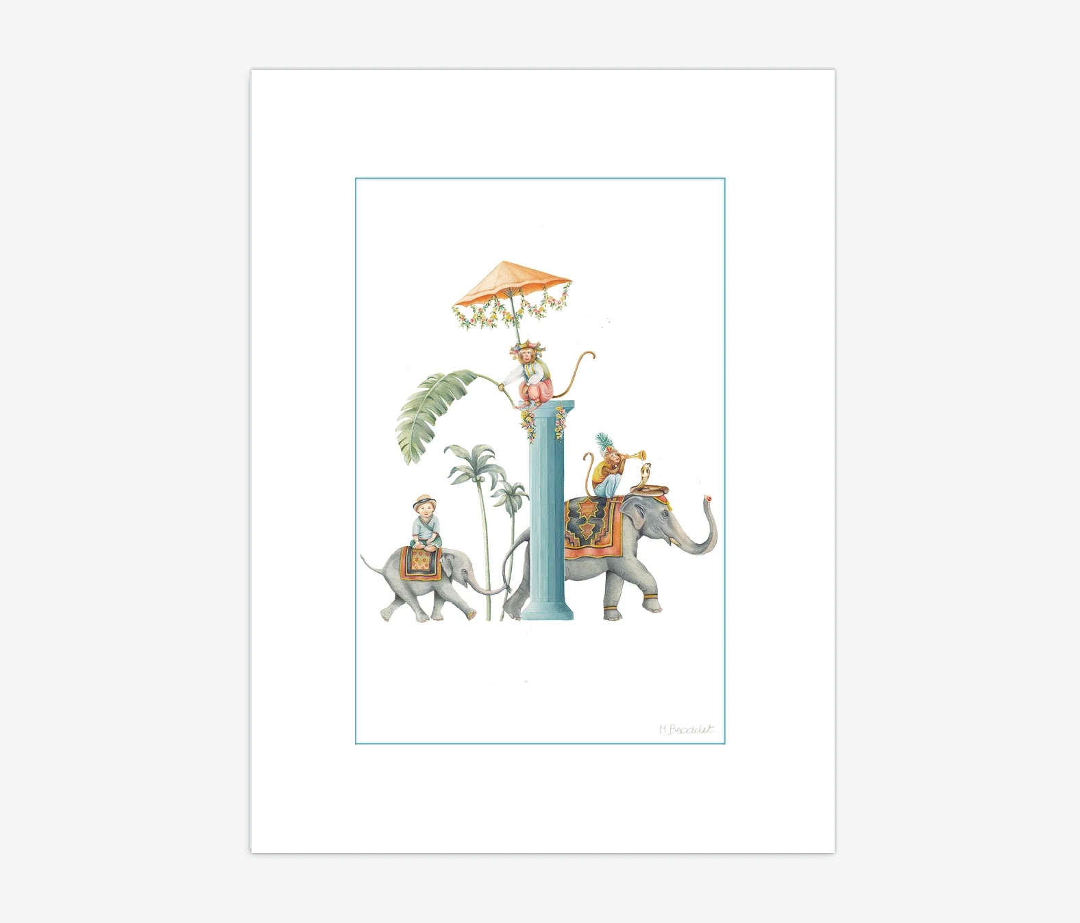 Poster 'Olifanten'