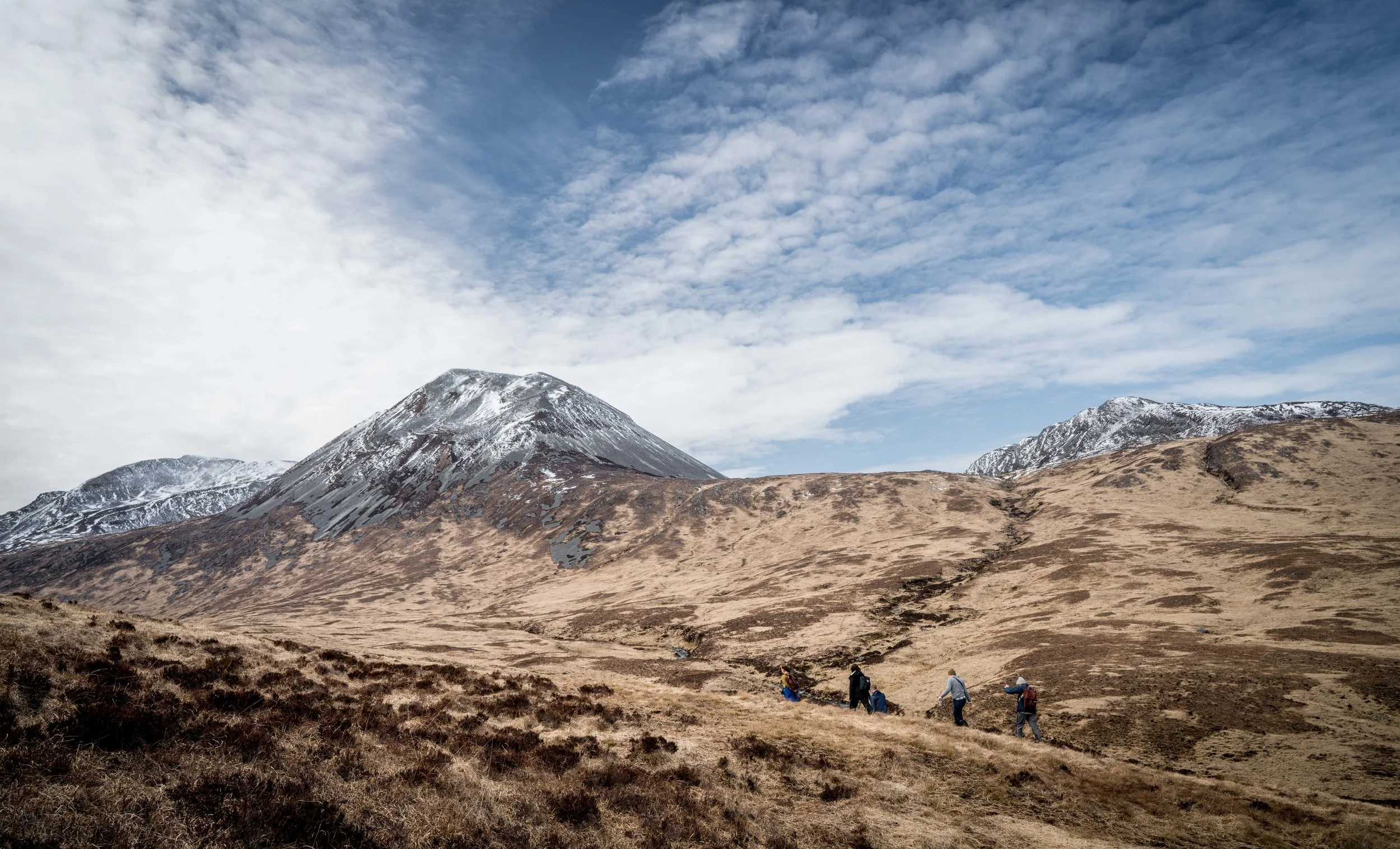 Hiking the Jura backcountry Isle of Jura, Scotland April 2018