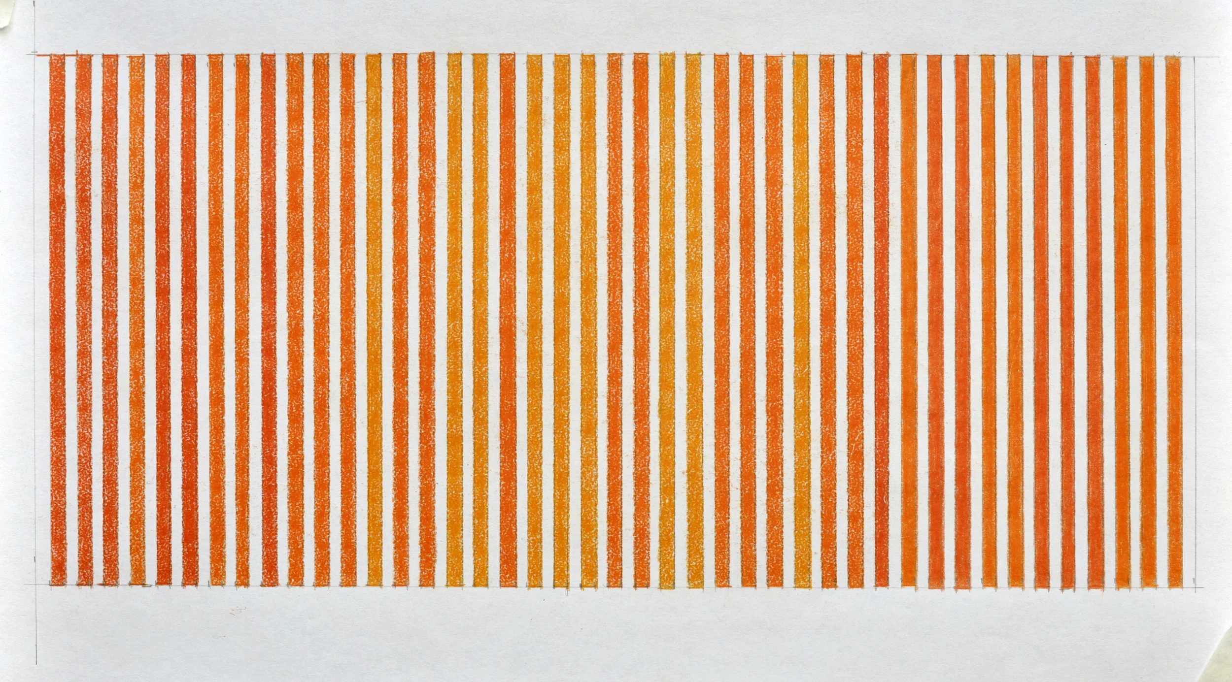 Study for 'Three colours Orange'