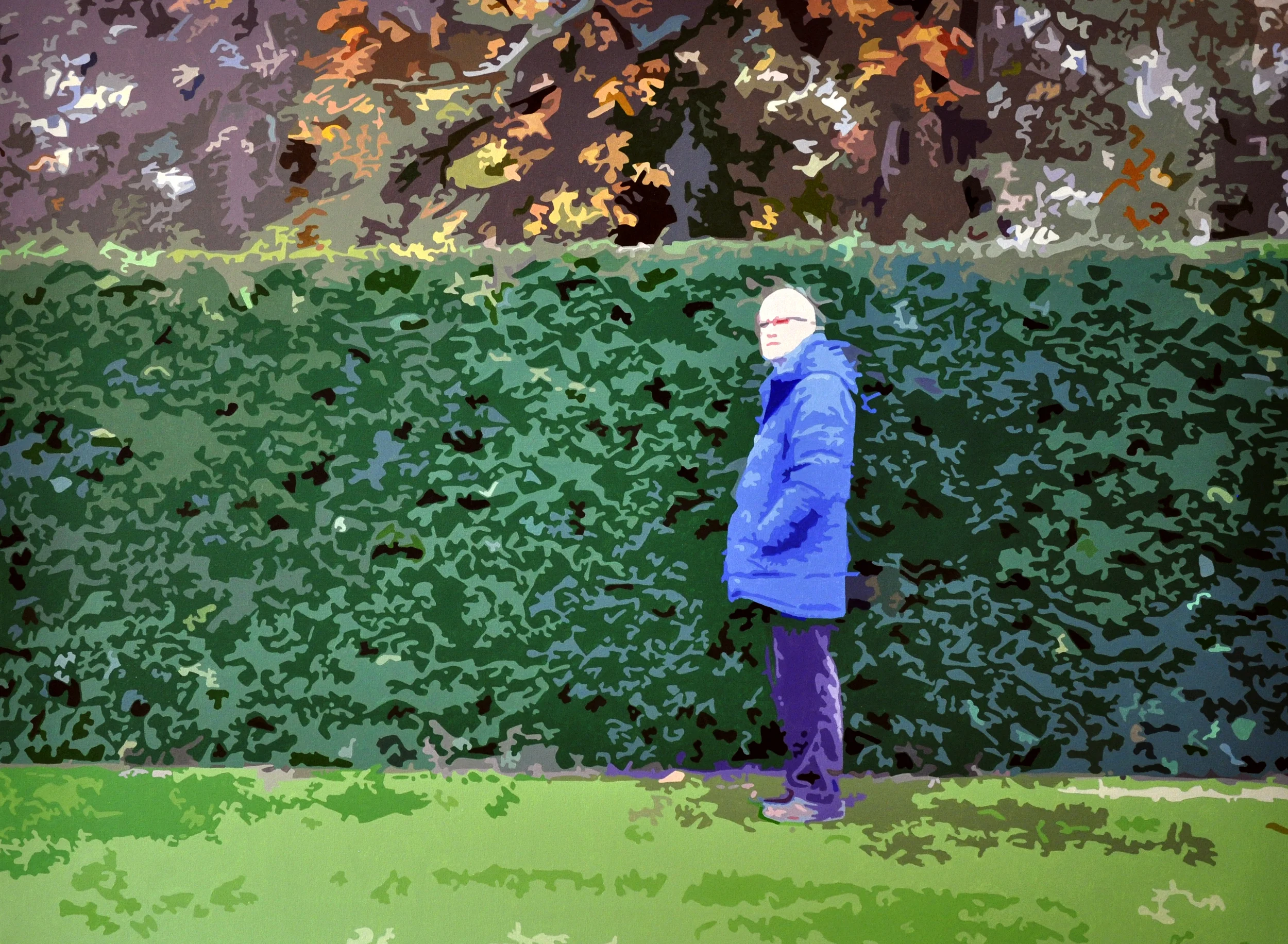 Self Portrait in Kensington Gardens