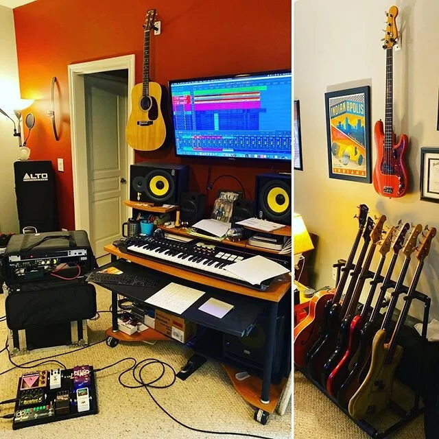 Finishing up some bass tracks for some folks today at the ole Low Note Emporium. It&rsquo;s great that we can still make music in our altered reality in which we find ourselves these days. Stay strong. Stick together. We&rsquo;ll get through this.