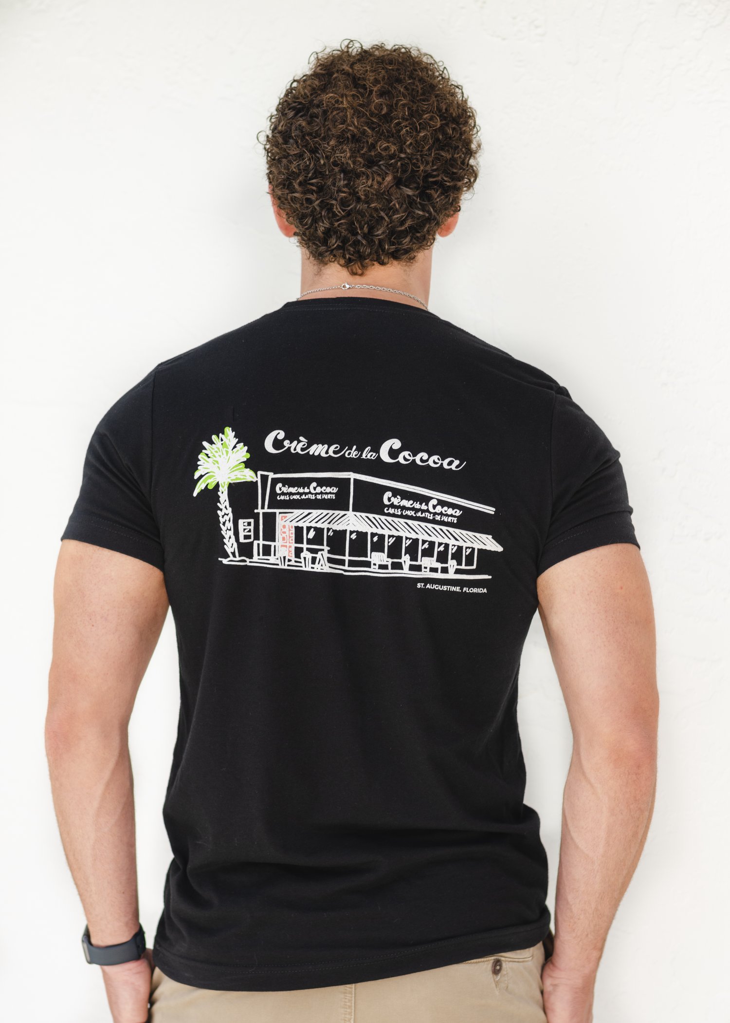 Wegenbouwproces Beringstraat Pijl Crème de la Cocoa T-Shirt — Crème de la Cocoa