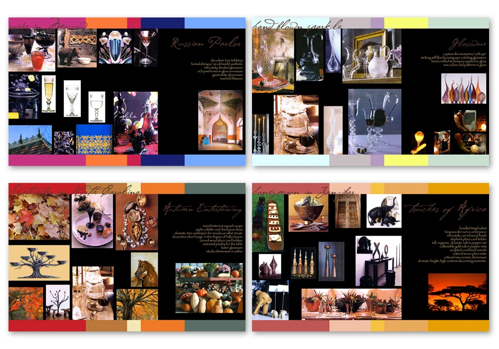 Pottery Barn: Mood boards for product development