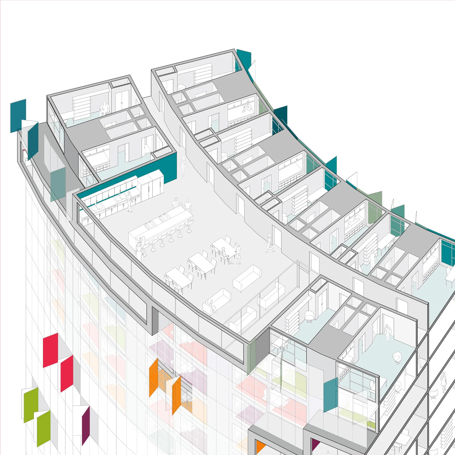 Axo View of Shared Areas.jpg
