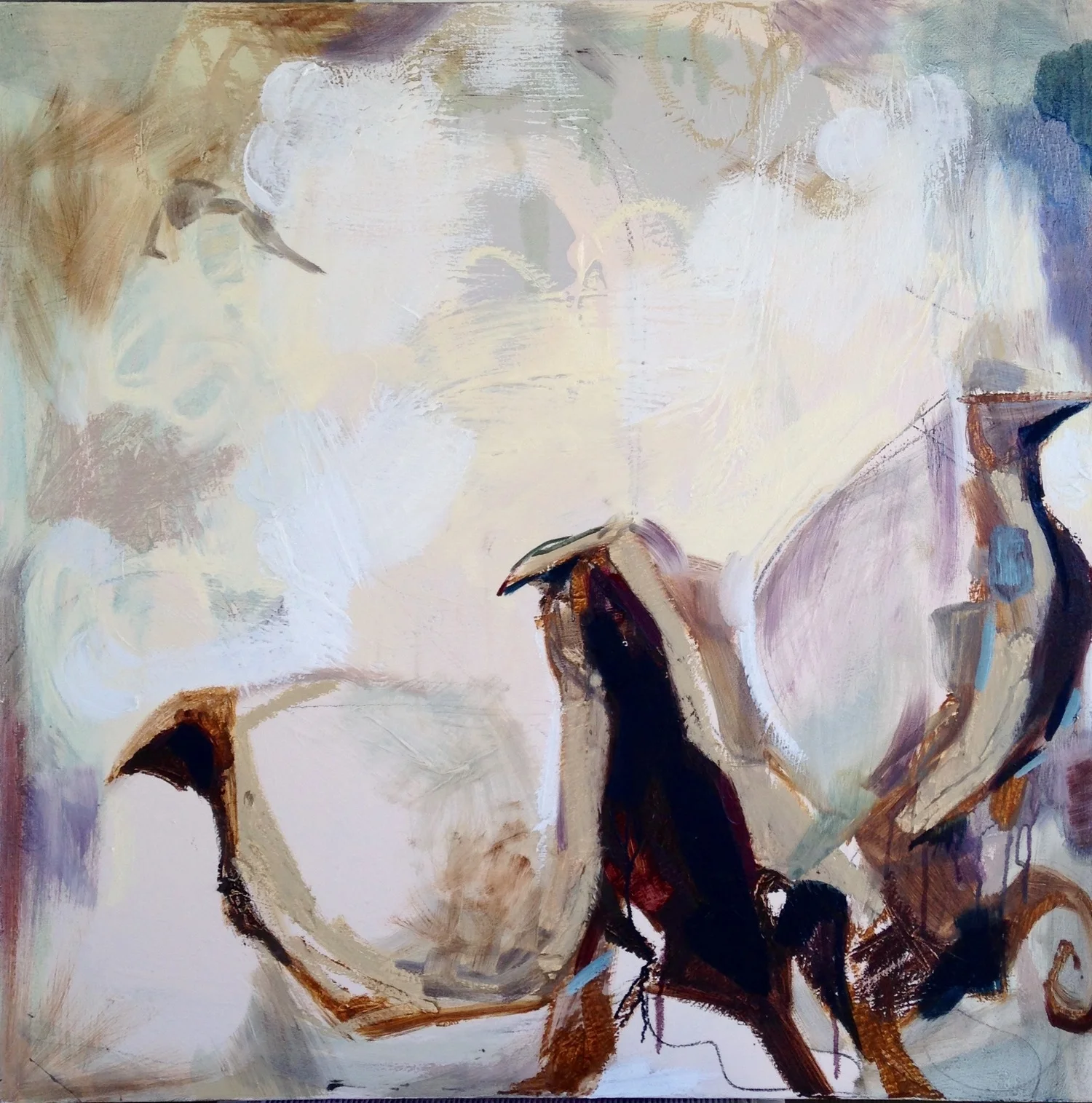 "Medium Cotton Abstraction II"
