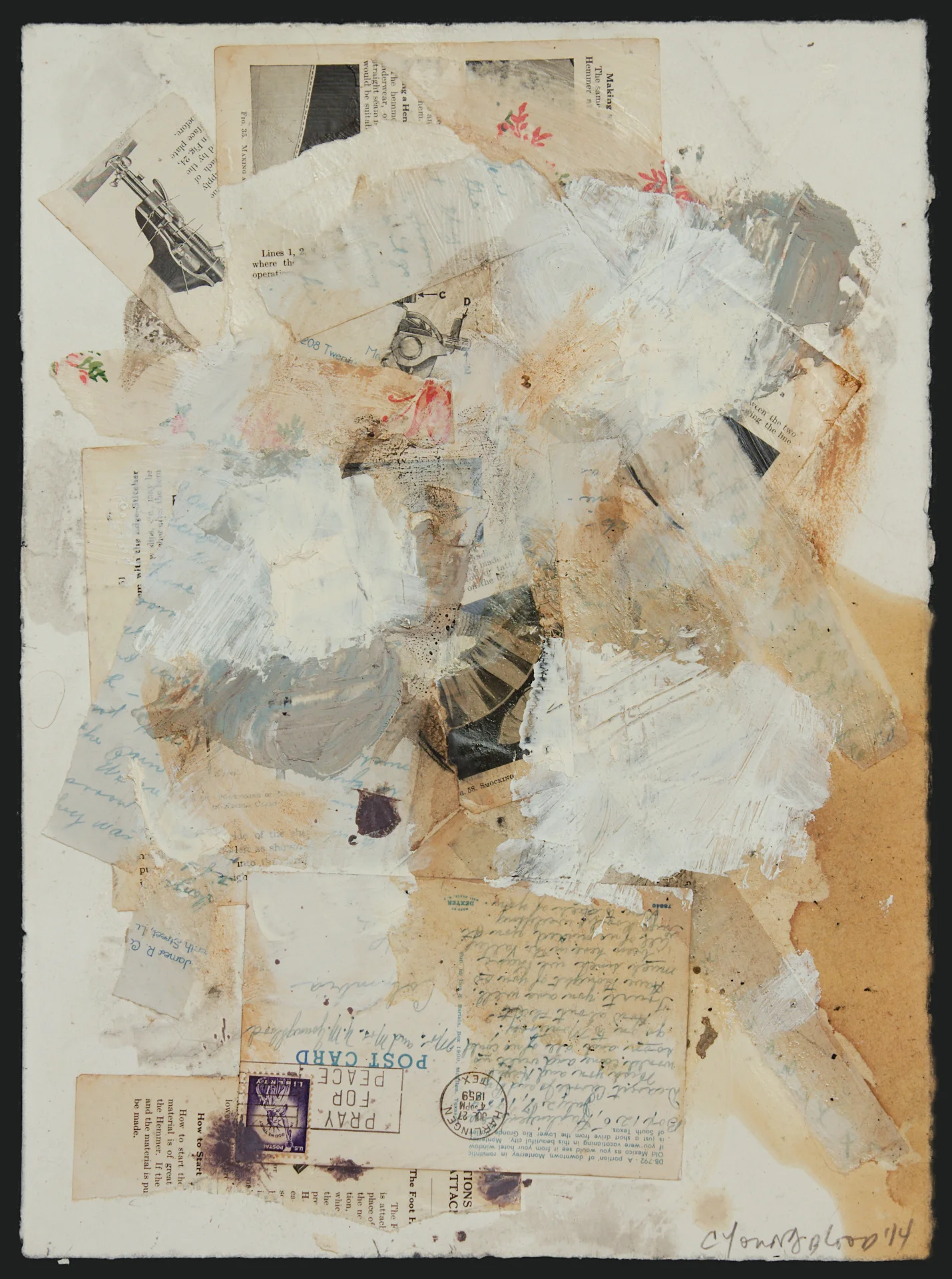 "Vintage Cotton Collage V"