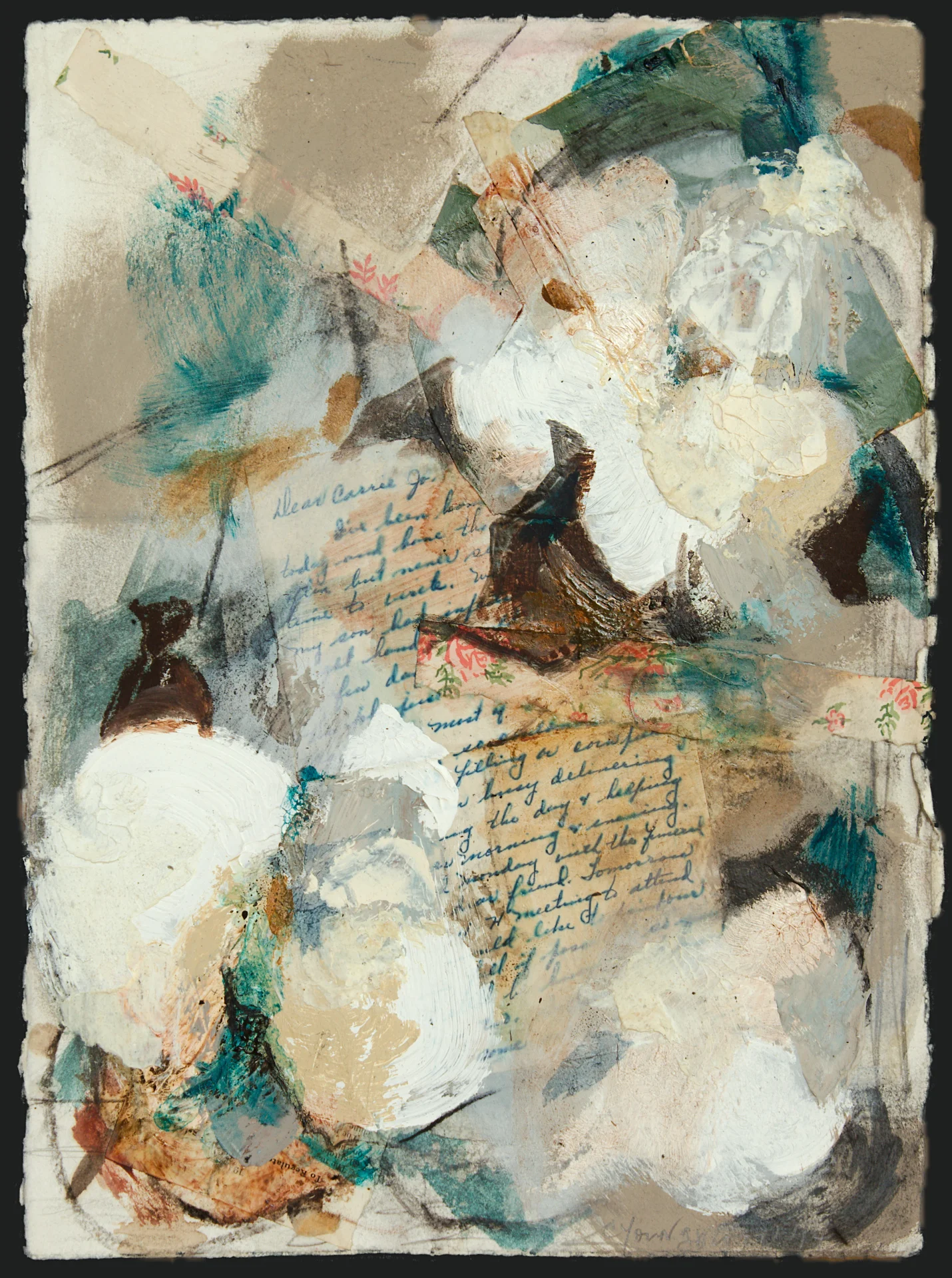 "Vintage Cotton Collage II"