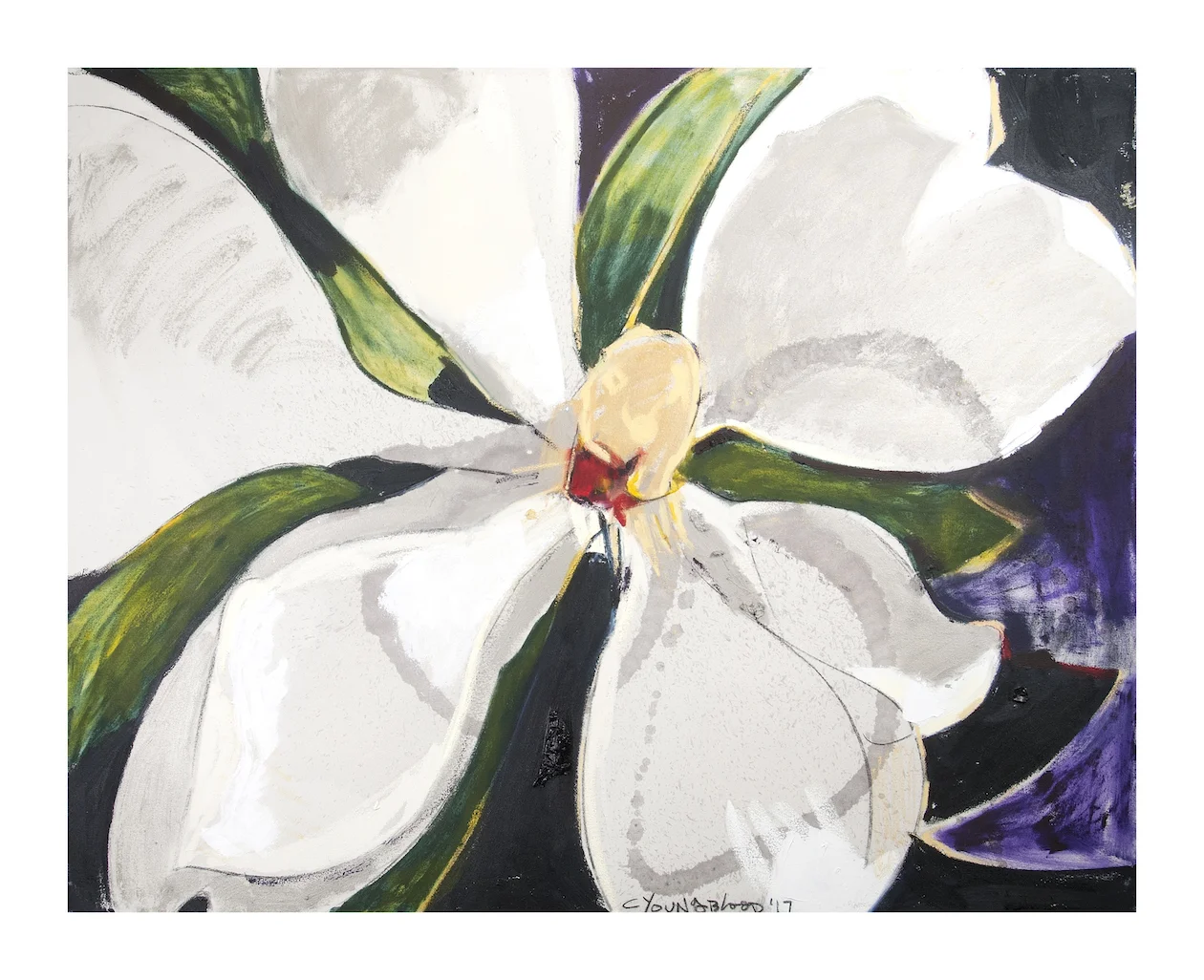 "Large Louisiana Magnolia Abstraction- May 2017"