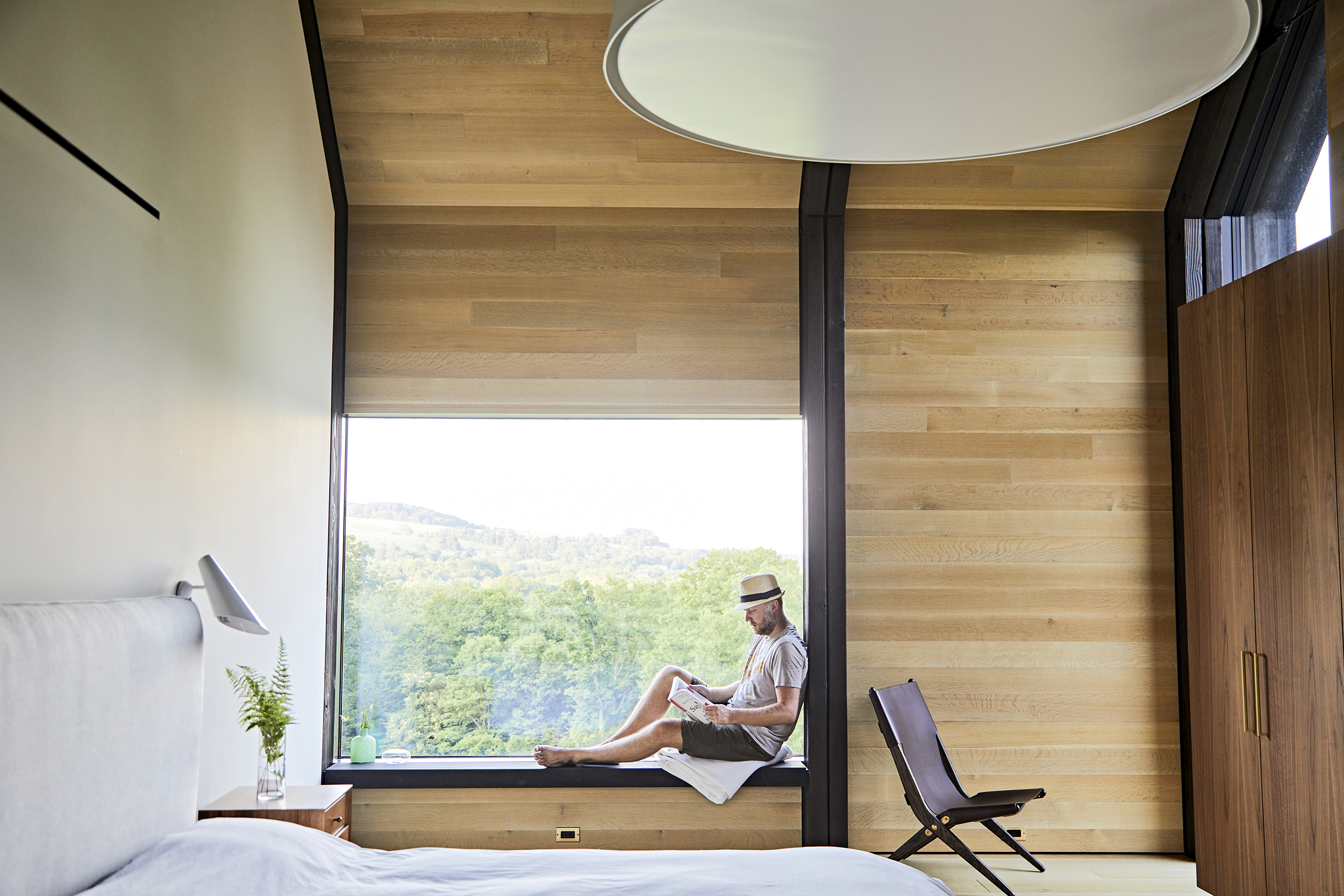 All Bedrooms feature window seats looking north towards the mountains, for reading and quiet contemplation