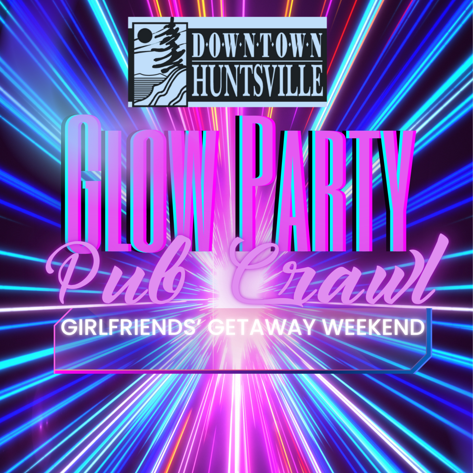 Glow Party Pub Crawl