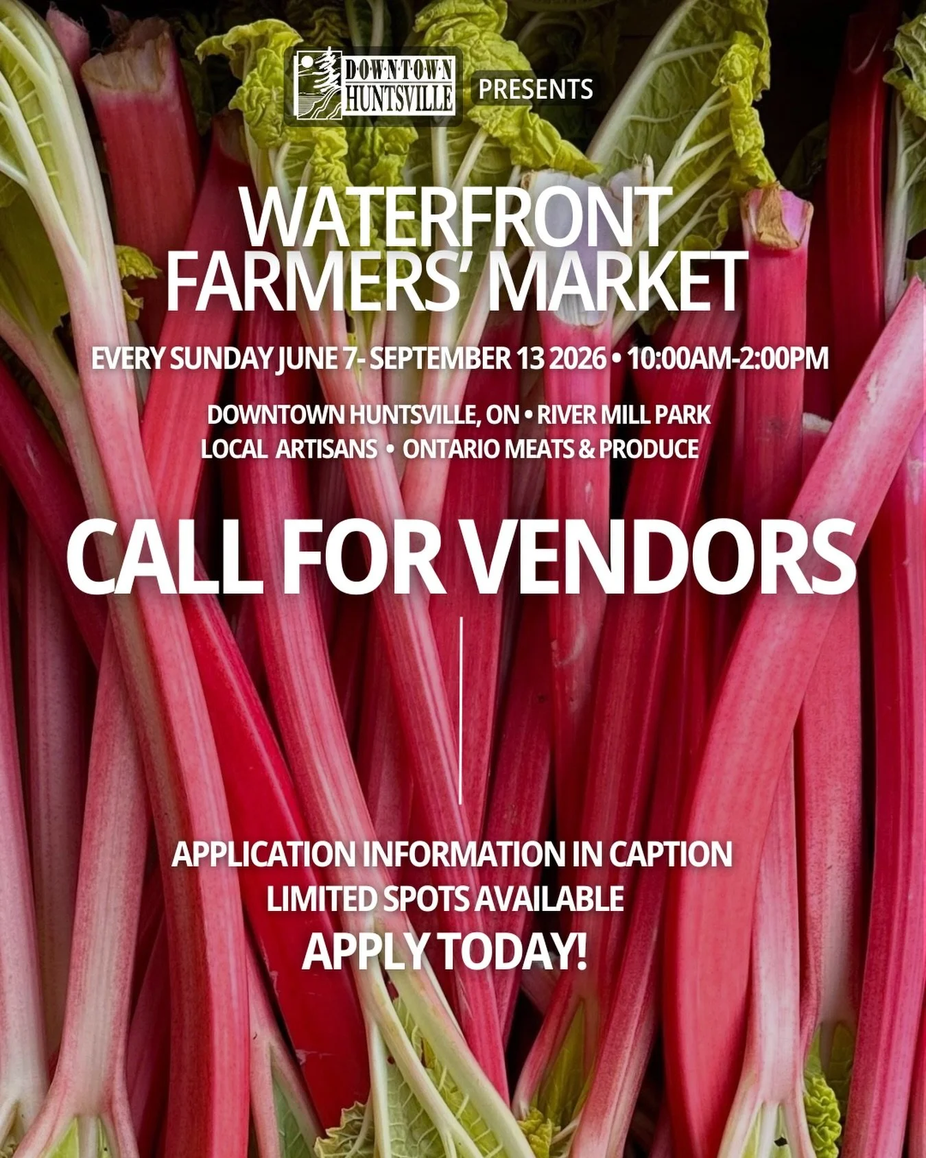 Calling all local farmers, makers and vendors!
🧑&zwj;🌾🌾💐🍓🥦
Downtown Huntsville is launching the first ever Waterfront Farmers&rsquo; Market THIS SUMMER and we&rsquo;re looking for incredible local farmers and vendors to help bring it to life. I