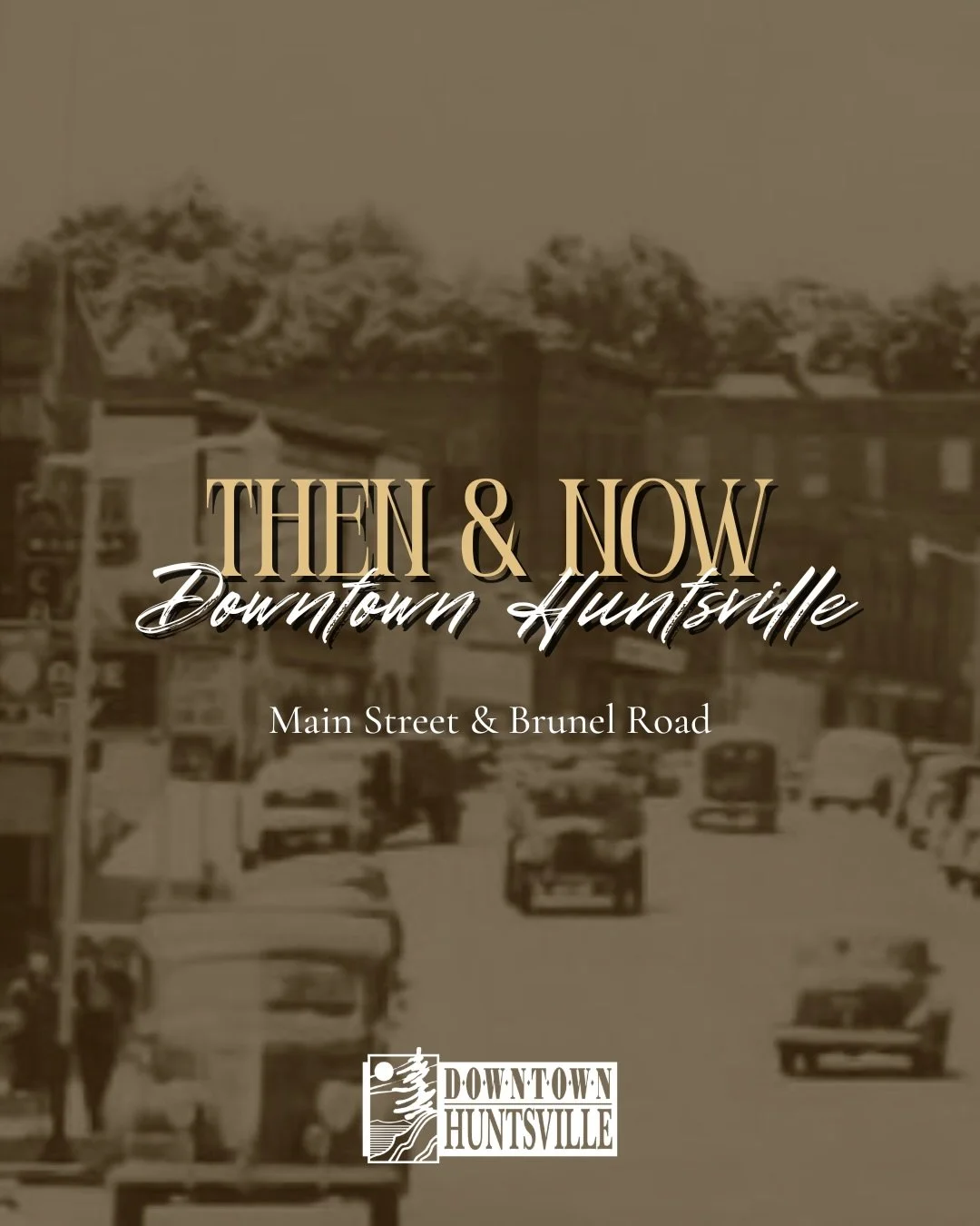 Introducing our April theme of the month: Downtown Huntsville Then &amp; Now. 🕰️

All April long, we&rsquo;re taking a look back at our downtown and just how far we&rsquo;ve come. From past to present, these streets hold more stories than you might 