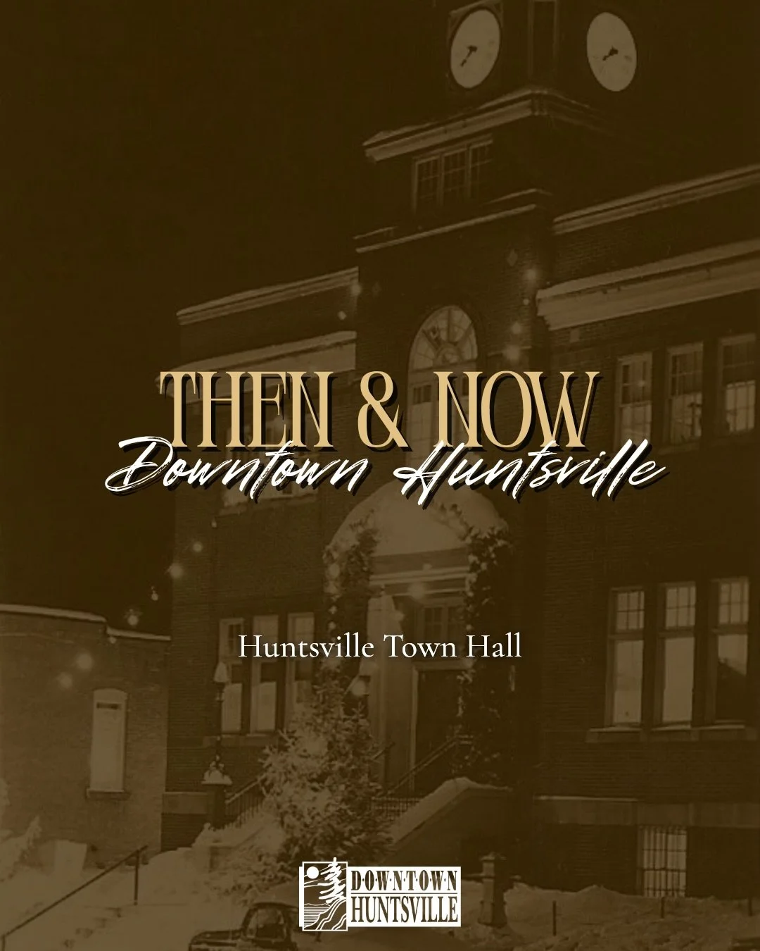 Huntsville Town Hall⚖️

Designed by architects Ellis &amp; Belfry in 1926, Huntsville Town Hall was originally built to accommodate Municipal offices of the Post Office, Customs &amp; Excise, the Fire Hall and National Defense. At times it has house