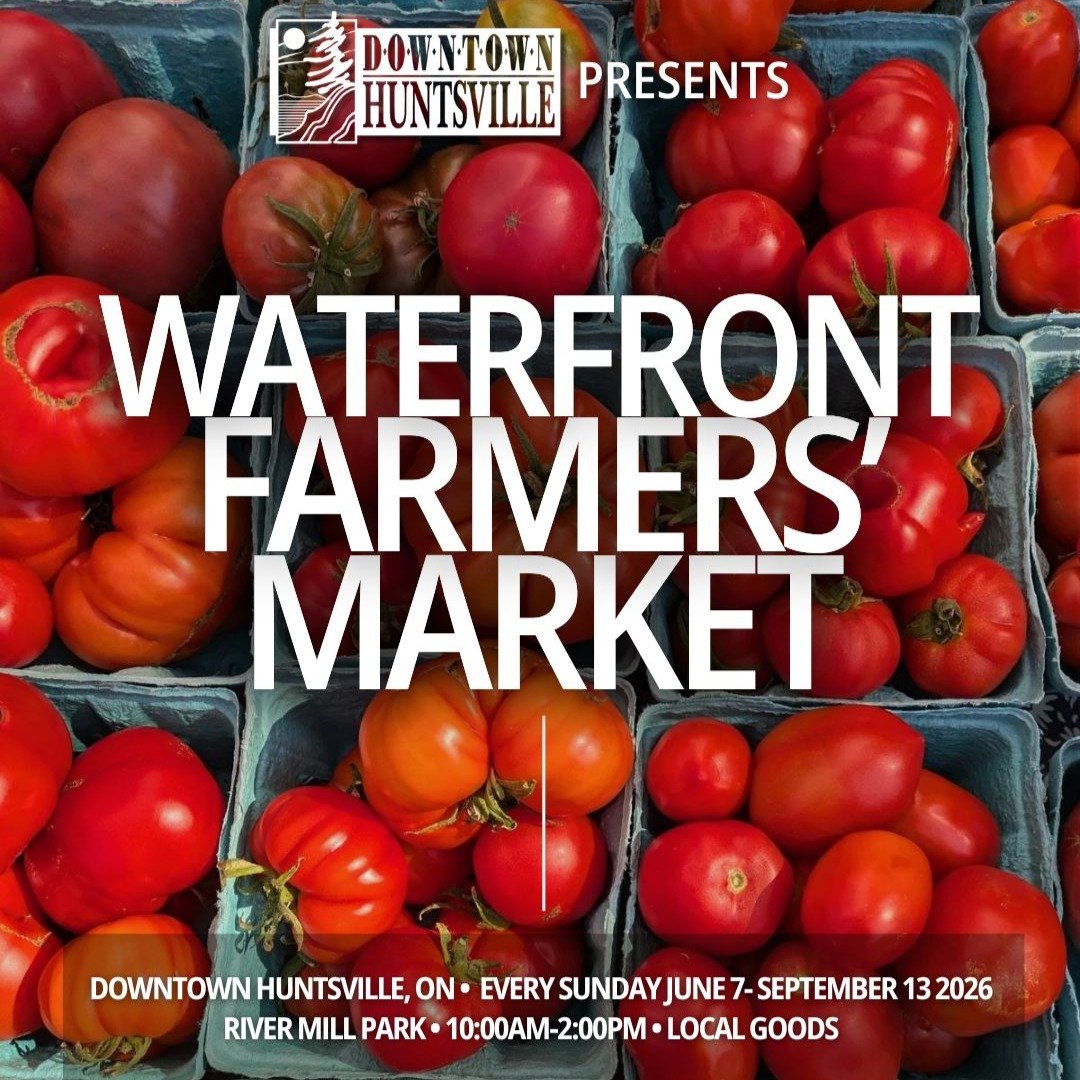 🌿✨ NEW! Waterfront Farmers&rsquo; Market in Downtown Huntsville ✨🌿

Join us every Sunday from June 7 &ndash; September 13, 10AM&ndash;2PM at River Mill Park for our brand new Waterfront Farmers&rsquo; Market!

🛍 Shop local
🌱 Support local
🚶 Walk