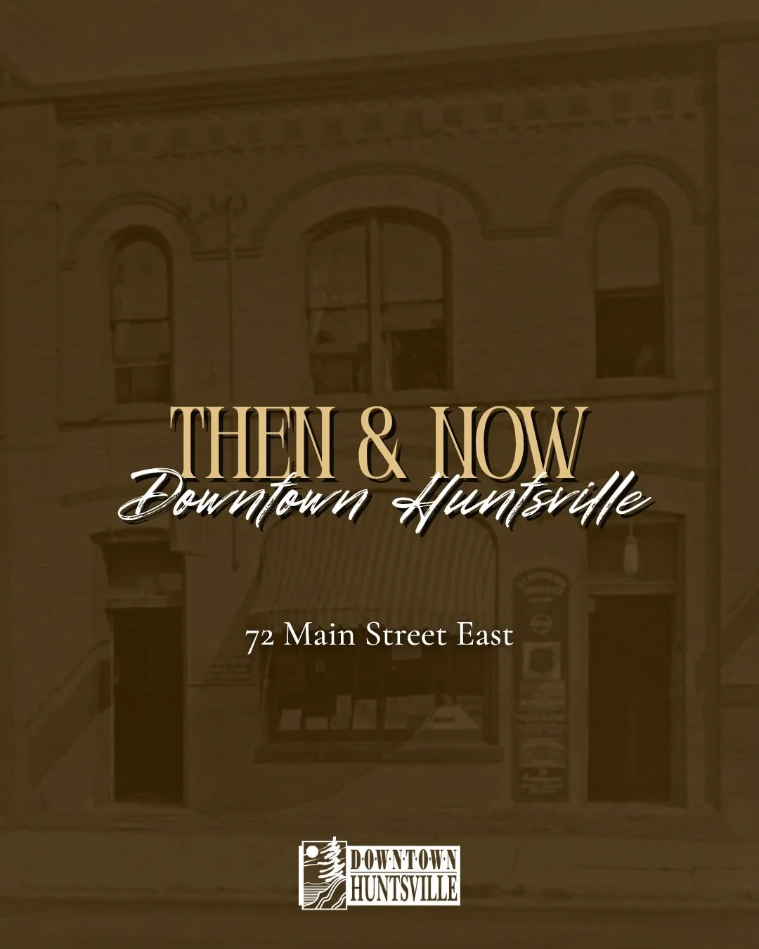 Cedar Canoe Books 📚 
(72 Main St E)

Built in 1901 by George Hutcheson, this building was home to The Huntsville Forester for over a century, remaining here until 2003. 

It then entered a new chapter, housing Veranda Home Decor (2003-2013), followe