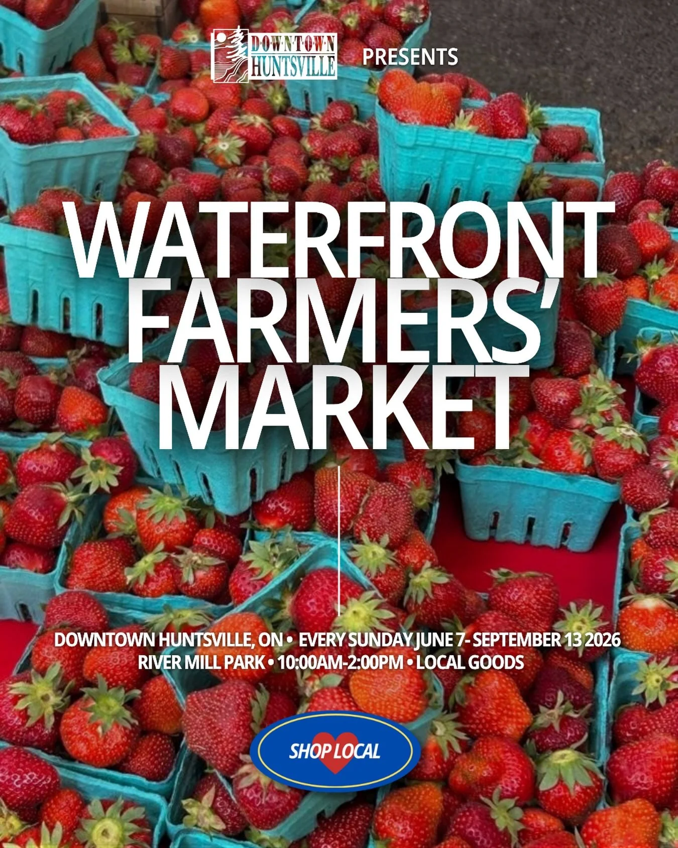 The first week of our Waterfront Farmers&rsquo; Market is THIS SUNDAY☀️

We&rsquo;re officially kicking off the very first week of the Downtown Huntsville Waterfront Farmers&rsquo; Market! Join us by the lake for a morning filled with fresh local pro
