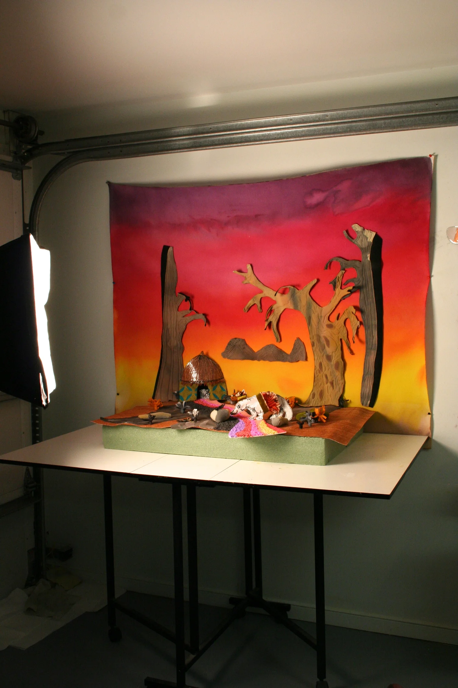 Setting up in the studio to see how it looks...