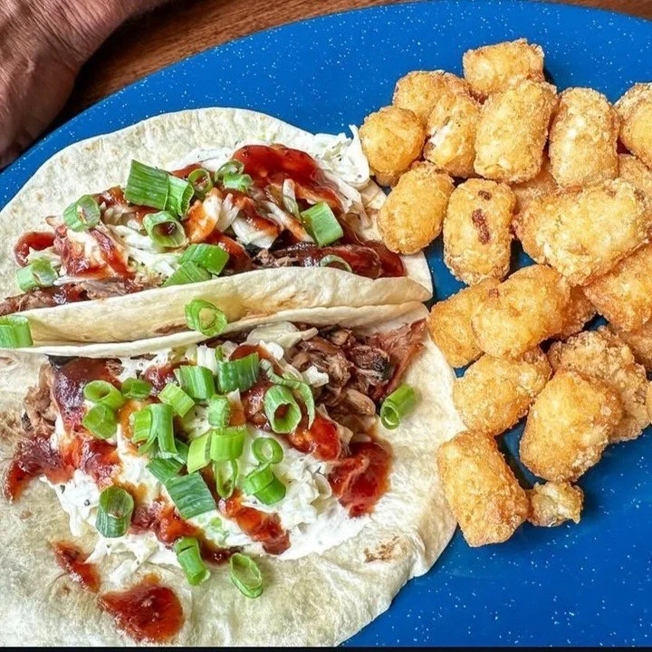 This and some fall weather that sticks around, amiright? 🍂 🌮 #BBQStyleTacos 

📷 : @kentuckyroadtrips
#BBQ #FeastBBQ #tatertots #tacos #LouisvilleFoodScene #LouisvilleFood