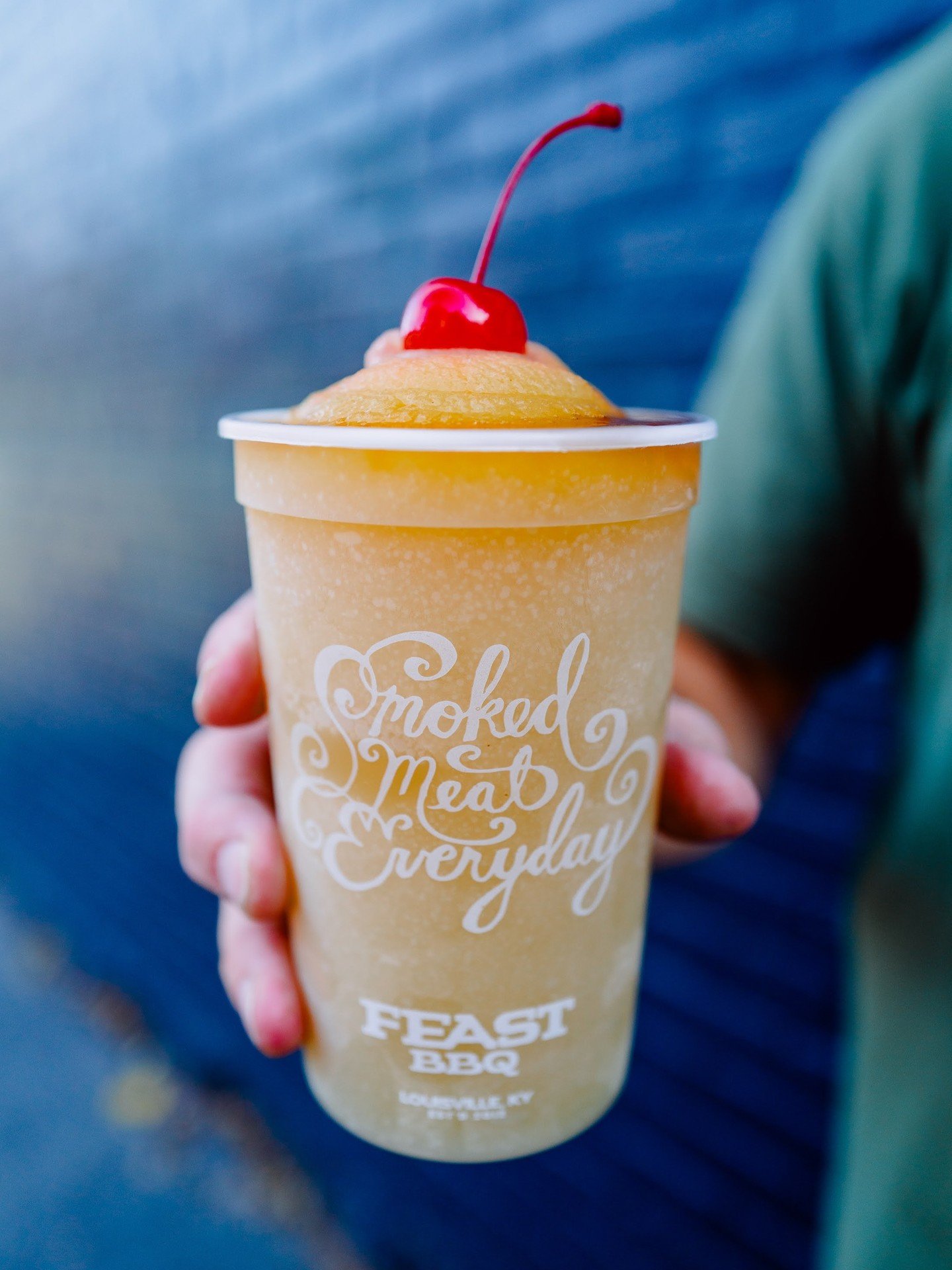 This is one Fruitcake you'll want to throw back with some BBQ, not throw out. 😆 December's Slushy of the Month is festive, spiced to perfection, and only around for the holidays. Come give it a try before it's gone! 🎄 🎁 

#SlushyOfTheMonth #fruitc