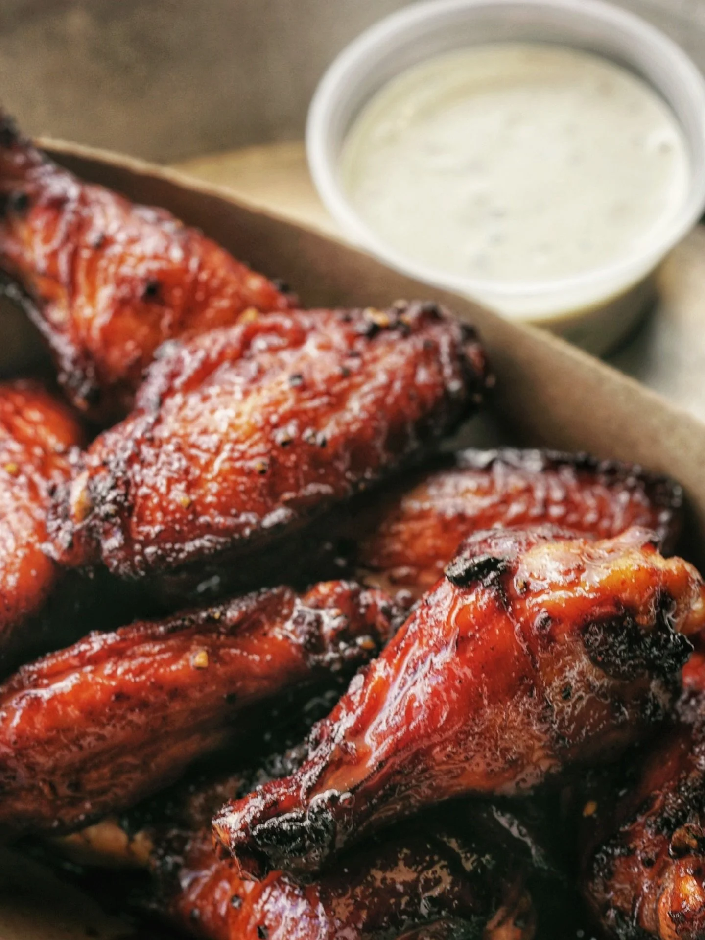 We like to keep things predictable on Wednesdays and for us, during the month of February, that has meant $1 wings all day.

These&rsquo;ve been smoked and dry-rubbed with the same level of intention we bring to our brisket and pork cakes. It&rsquo;s