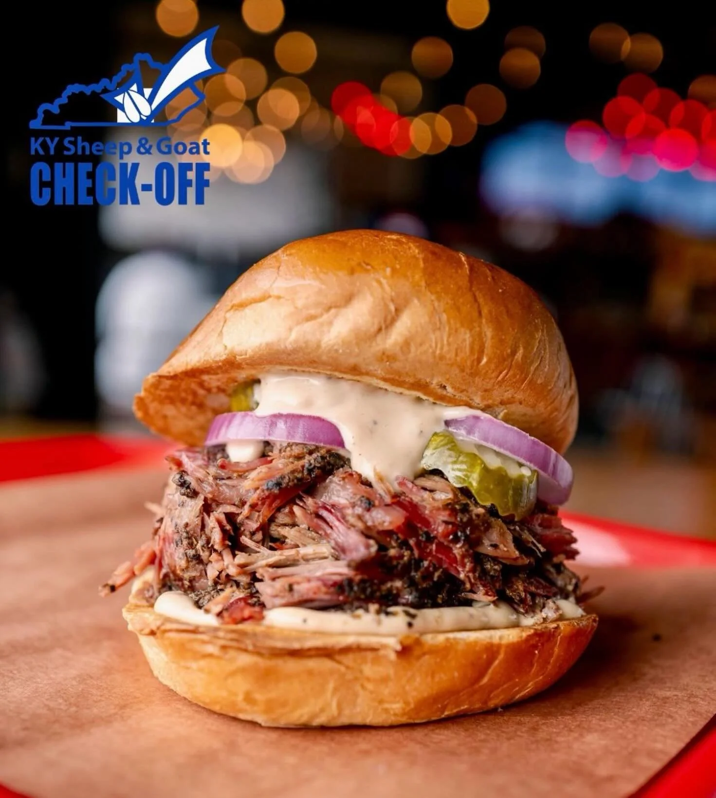 The Lambwich returns for one night only. This is a BBQ lamb sandwich with a Western Kentucky Black-dip inspired mayo. Grab one tonight starting at 5pm during Nulu Nights. When we&rsquo;re out, we&rsquo;re out.

Big thanks to the Kentucky Sheep &amp; 