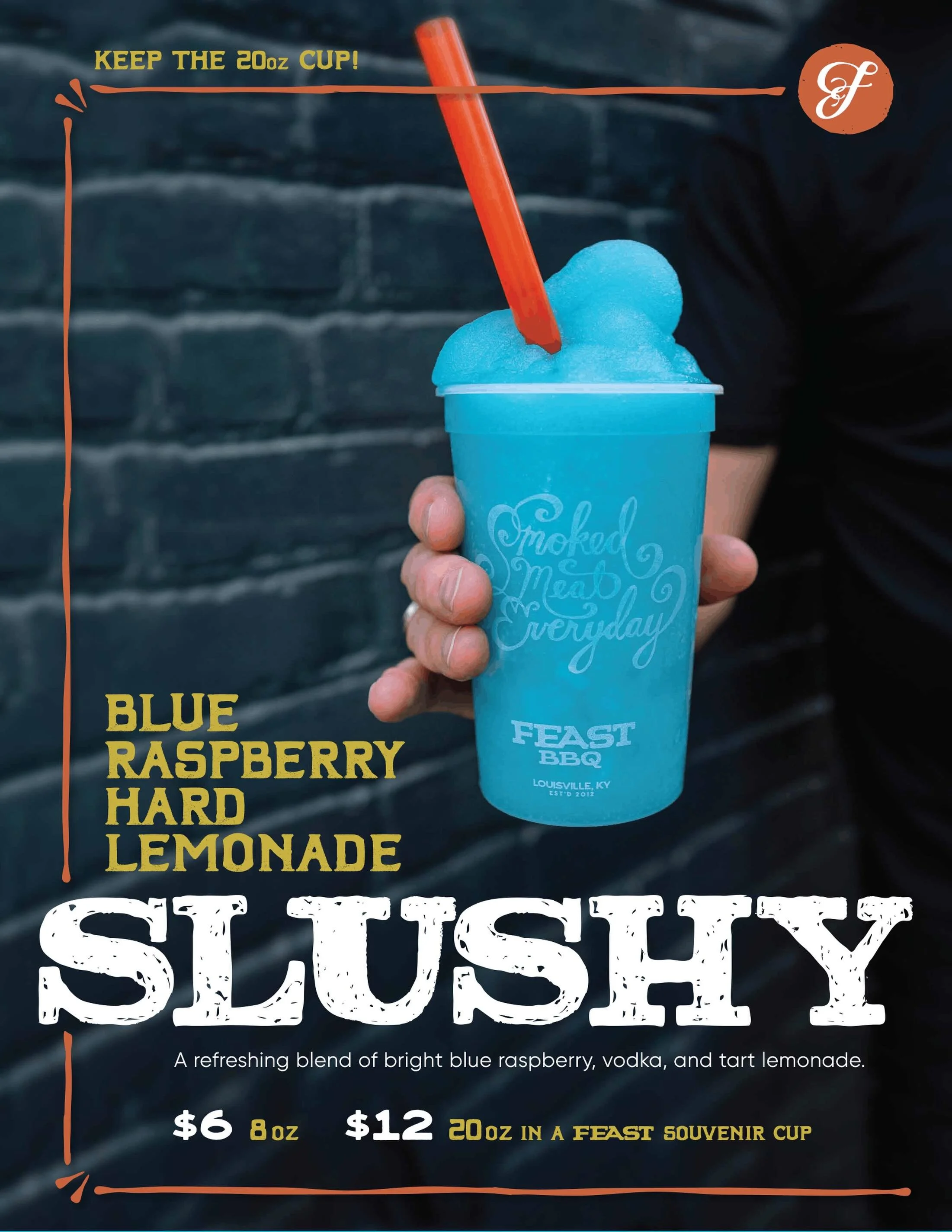 Our new Slushy of the Month is here! Meet the Blue Raspberry Hard Lemonade. We&rsquo;re blending blue raspberry, lemonade, and vodka into a great summer drink. Head to the counter and grab yours in a take-home 20-oz stadium cup today.
