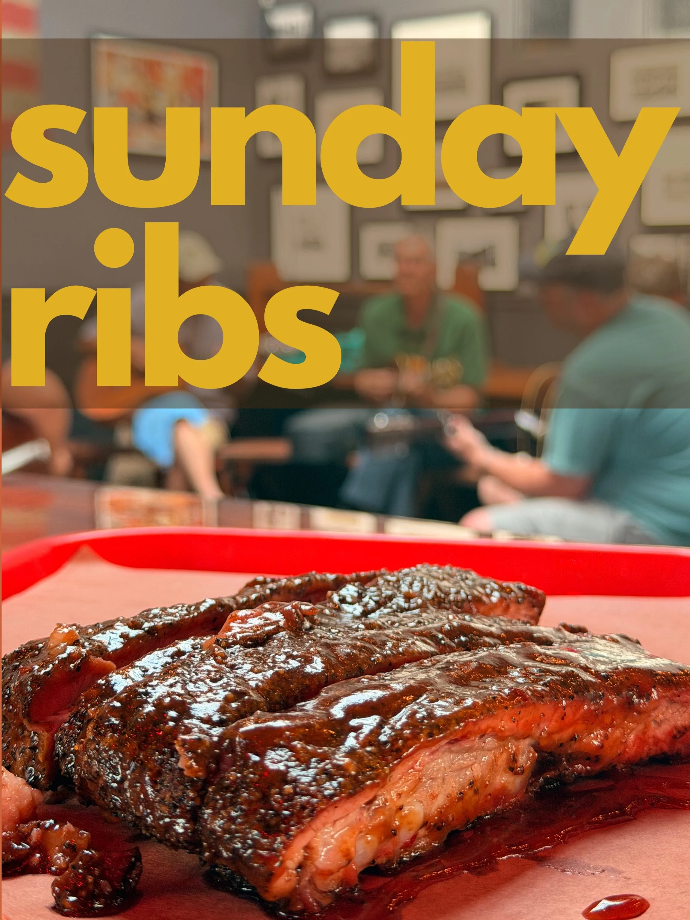 We only do ribs on Sundays. And like any authentic BBQ spot, we cook for the day. To keep the quality exactly where it needs to be, we don&rsquo;t smoke a massive surplus just to guarantee staying in stock until close. 

Once today&rsquo;s racks sell