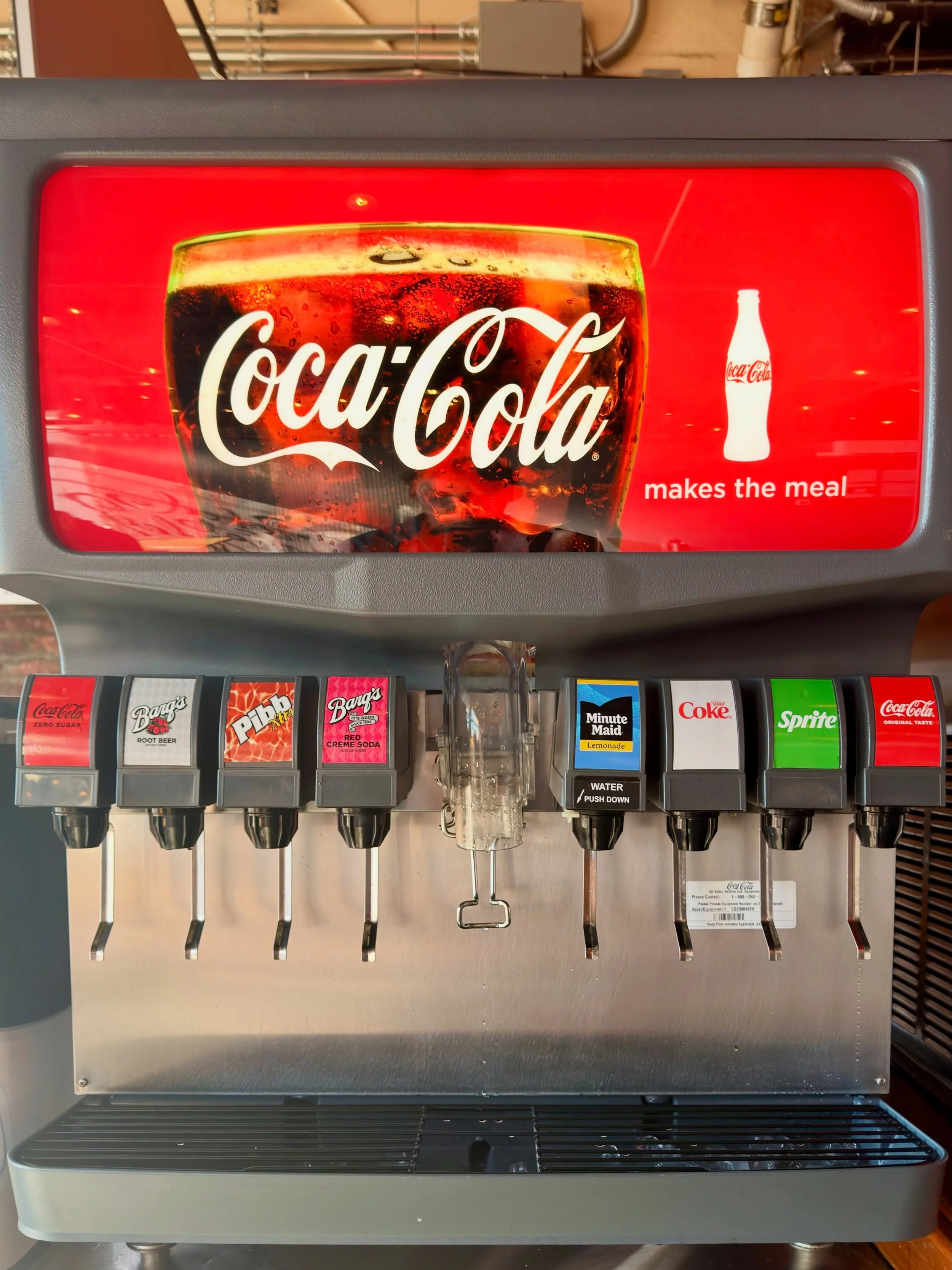 &ldquo;Where there&rsquo;s Coke, there&rsquo;s hospitality.&rdquo;

Now proudly pouring @cocacola products.