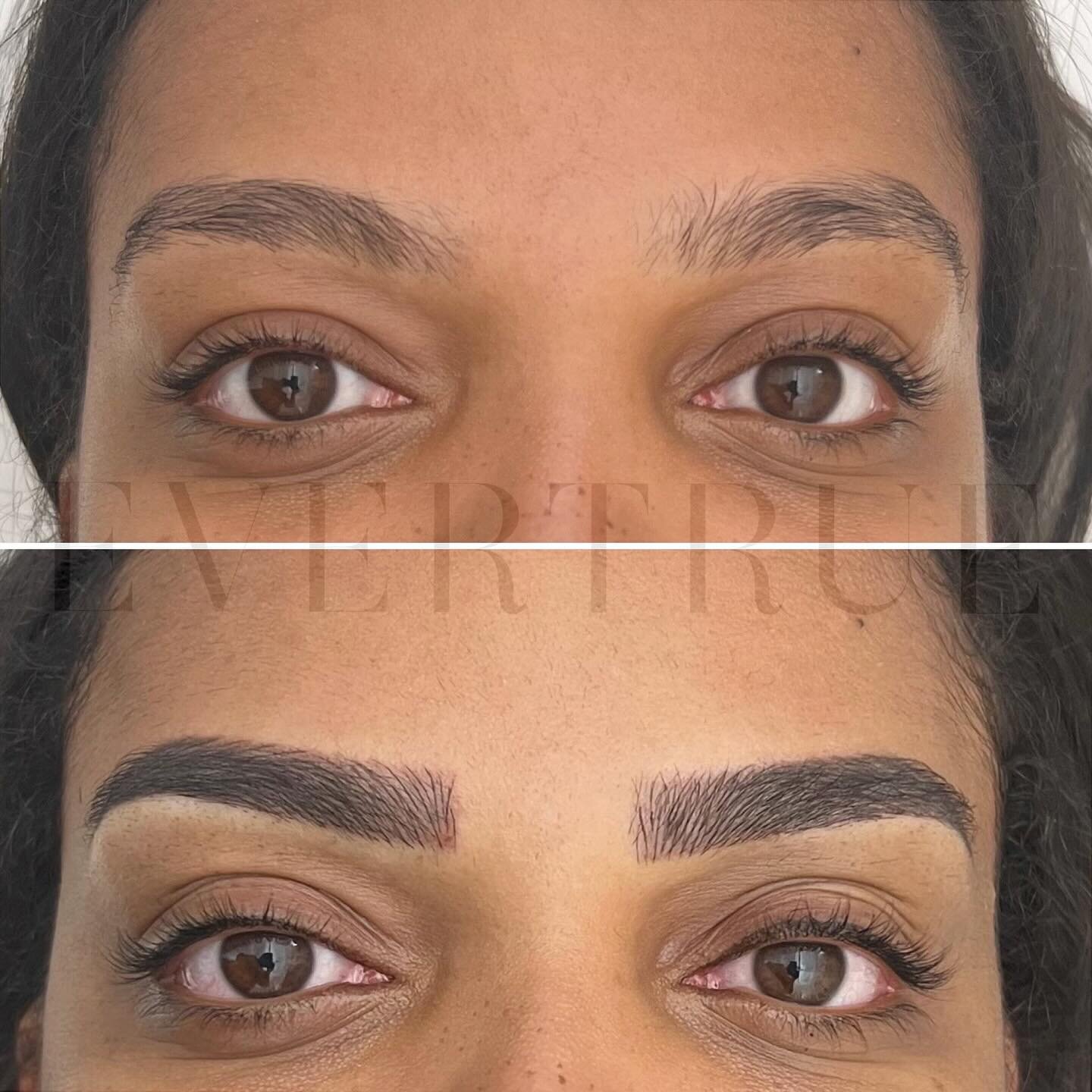 Just wow! Polished to perfection&hellip; brows are full, balanced, and symmetrical, not to mention gorgeous. 
.
Combination Brows&mdash; Individual strokes + shading&mdash; by Judy (Senior Specialist, NYC)
.
#microblading #microbladingeyebrows #combi