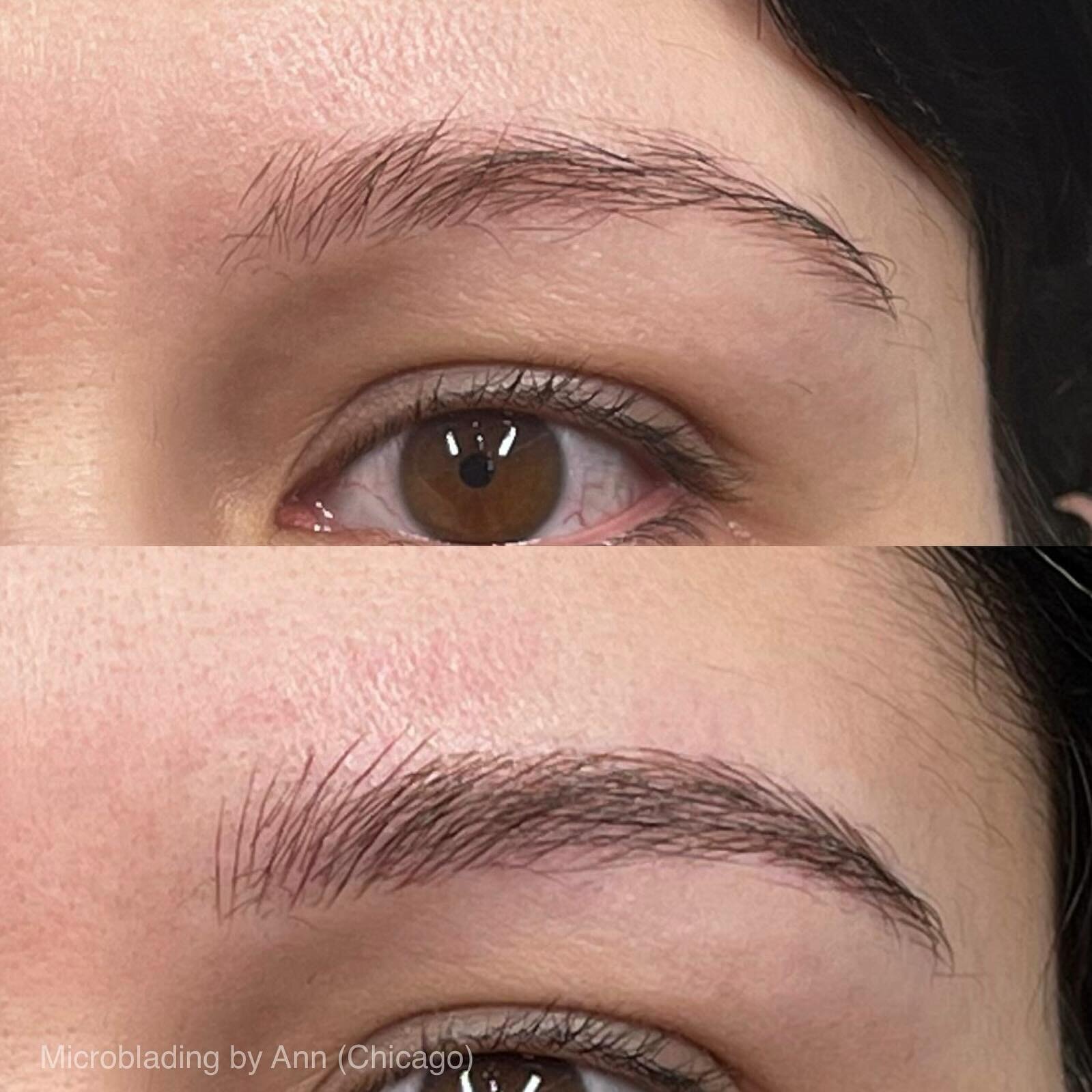 Ready for your close up! This is what we mean by natural-looking Microblading 🥰 
.
Microblading by Ann (Chicago). For more Chicago-specific results please follow @evertruesalon.chicago 
.
#microblading #microbladingchicago #chicago