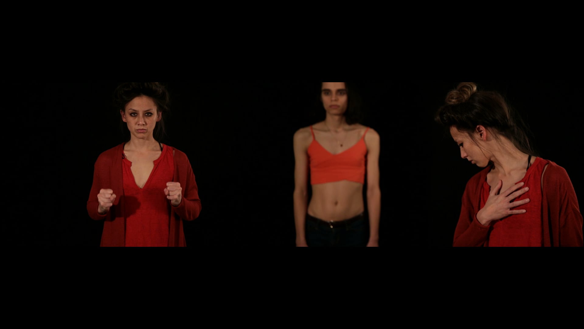 Video sketches for Gender/Power Composition IV 