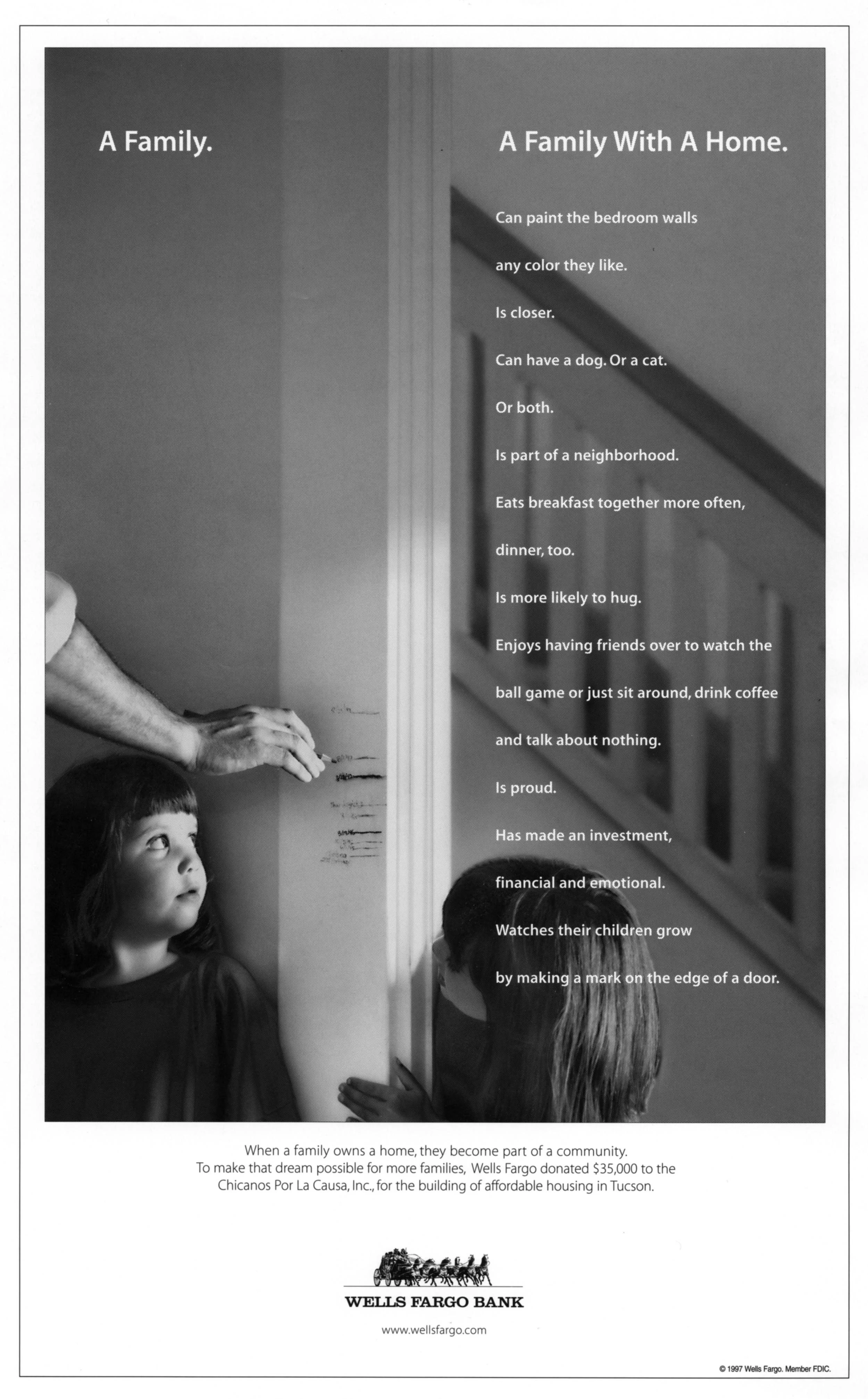 Wells Fargo "Family With A Home"