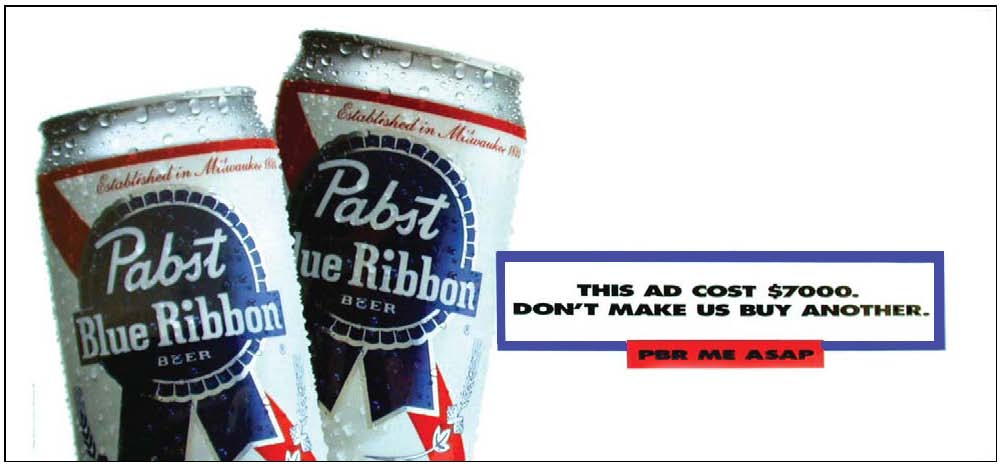Pabst Blue Ribbon Beer