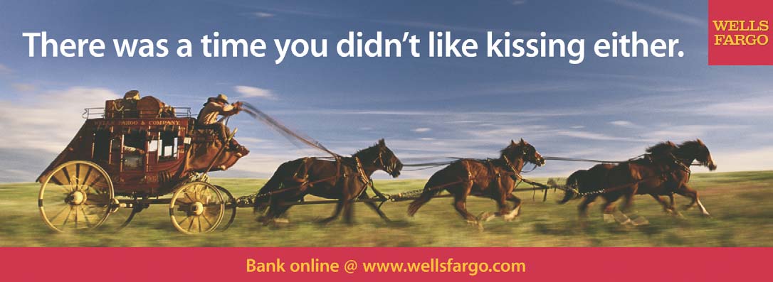 Wells Fargo "Kissing"